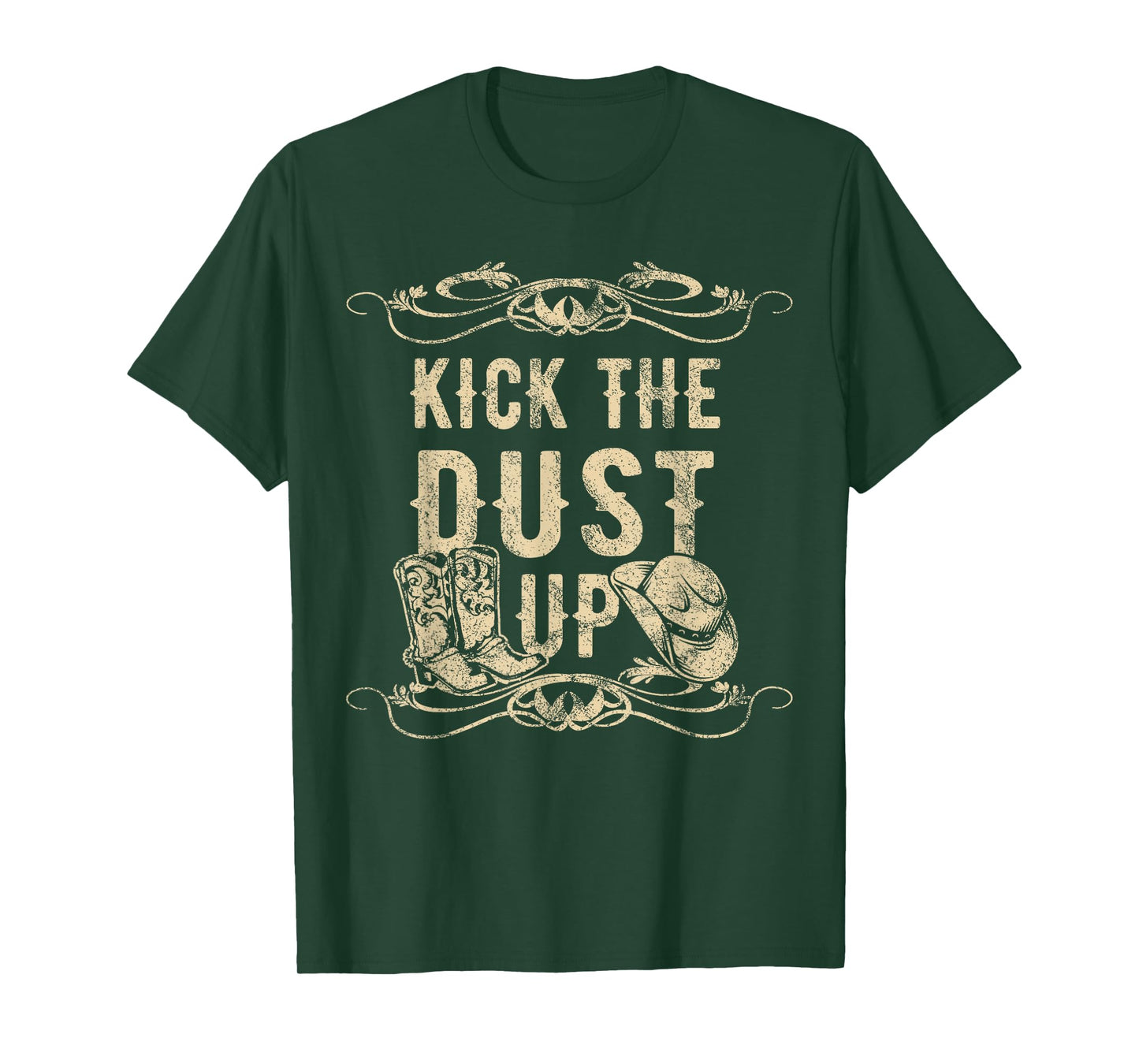 Kick The Dust Up Shirt Country Vintage Tee For Dancers T-Shirt