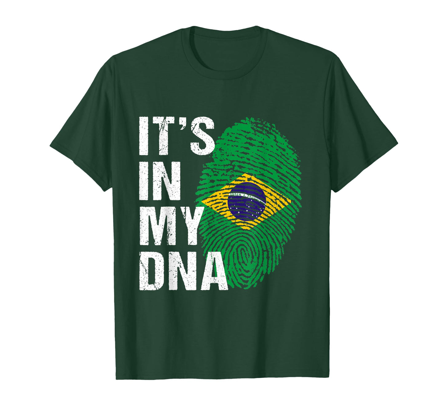 It's in My DNA Brazilian Pride - Brasil Flag men women Kids T-Shirt