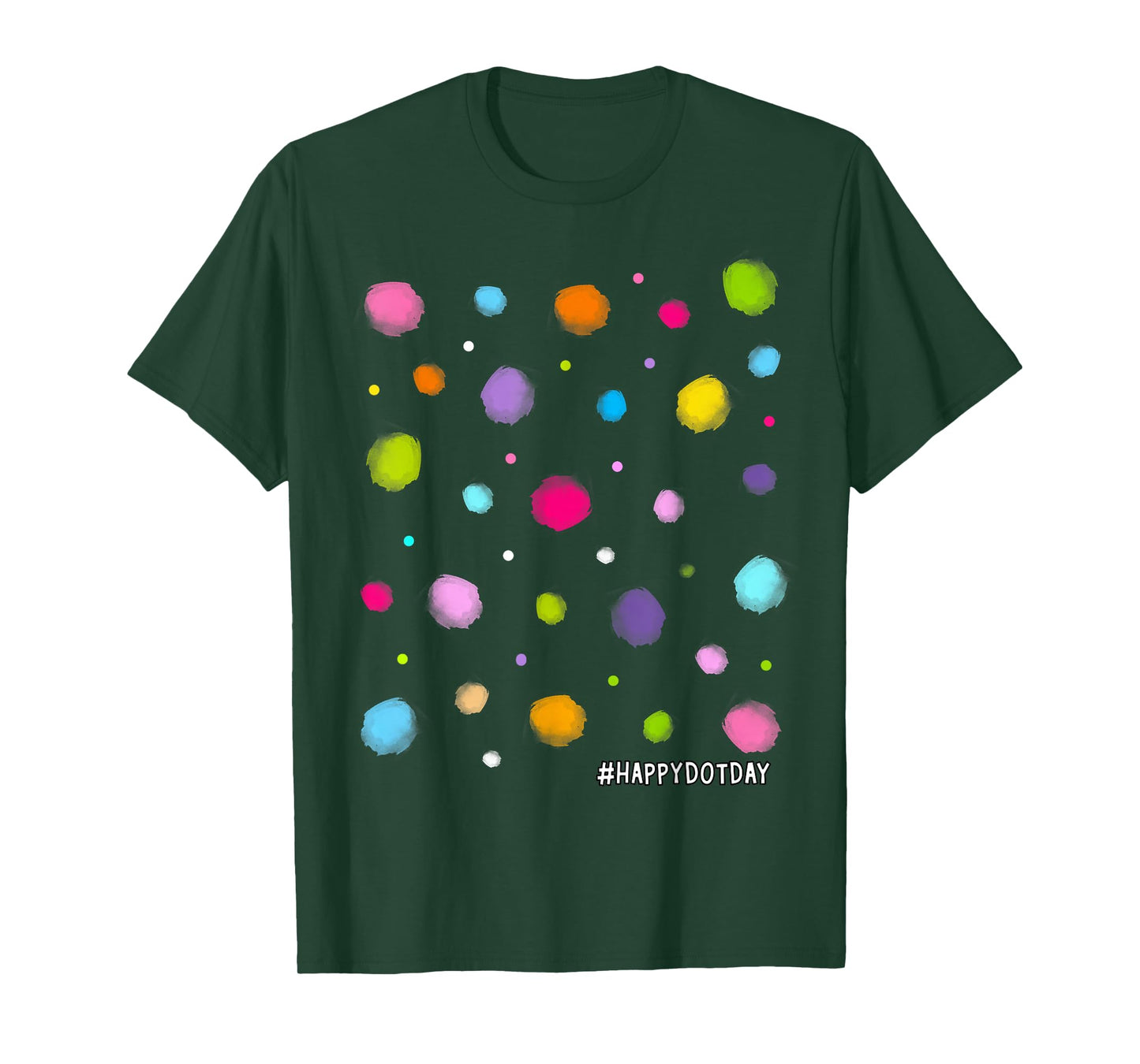 Happy Dot Day 2025 Colorful Polka Dots Kids Girls Dot Day T-Shirt