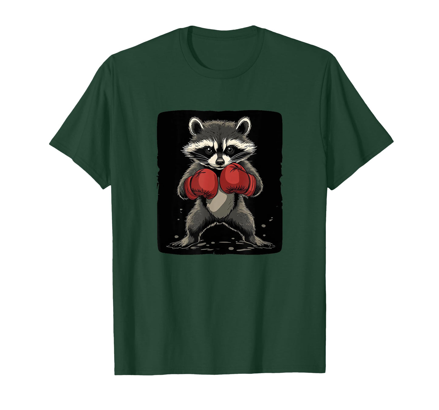 Cute Raccoon with boxing Gloves Costume T-Shirt