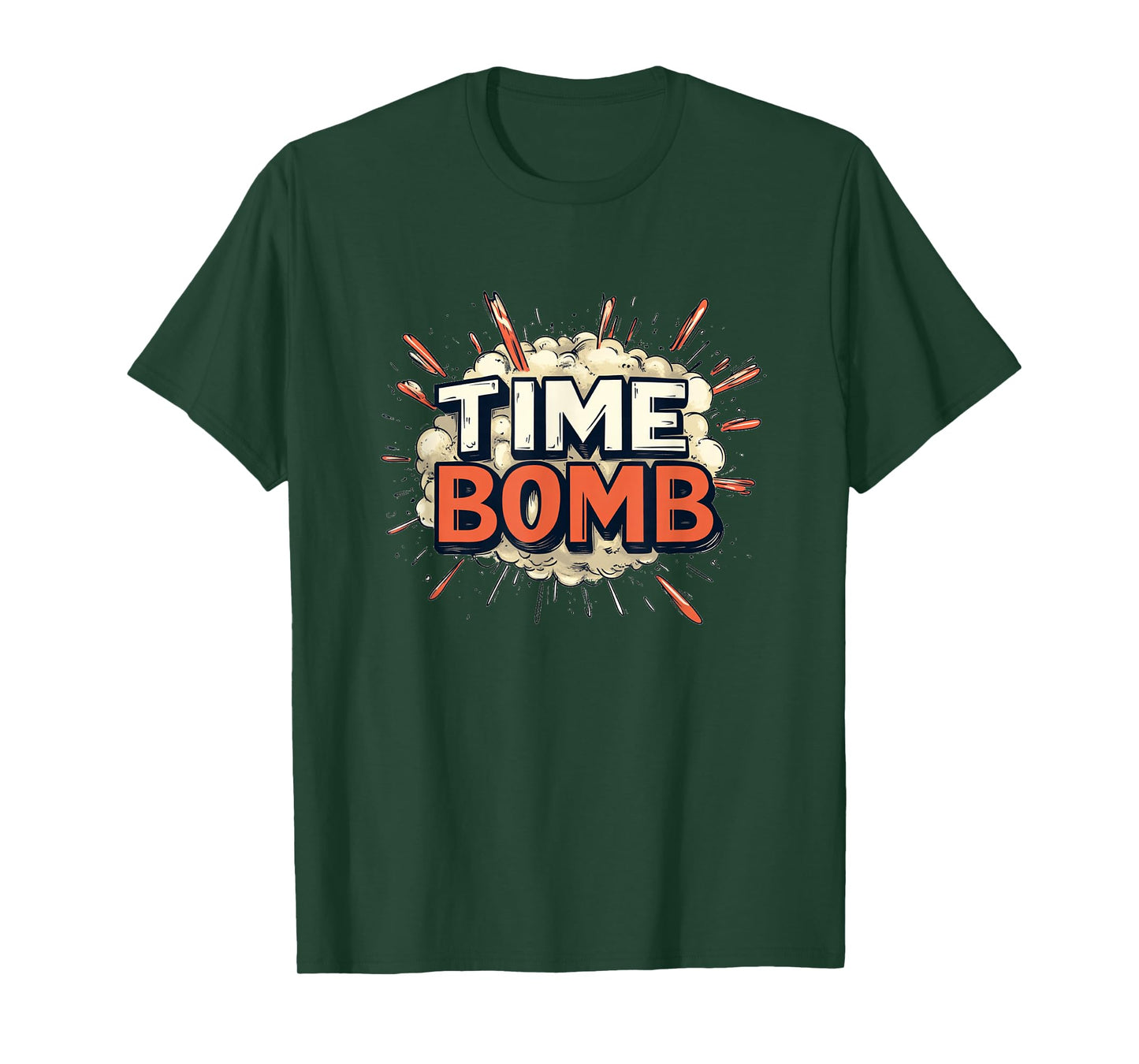 Funny Time Bomb Emblem T-Shirt