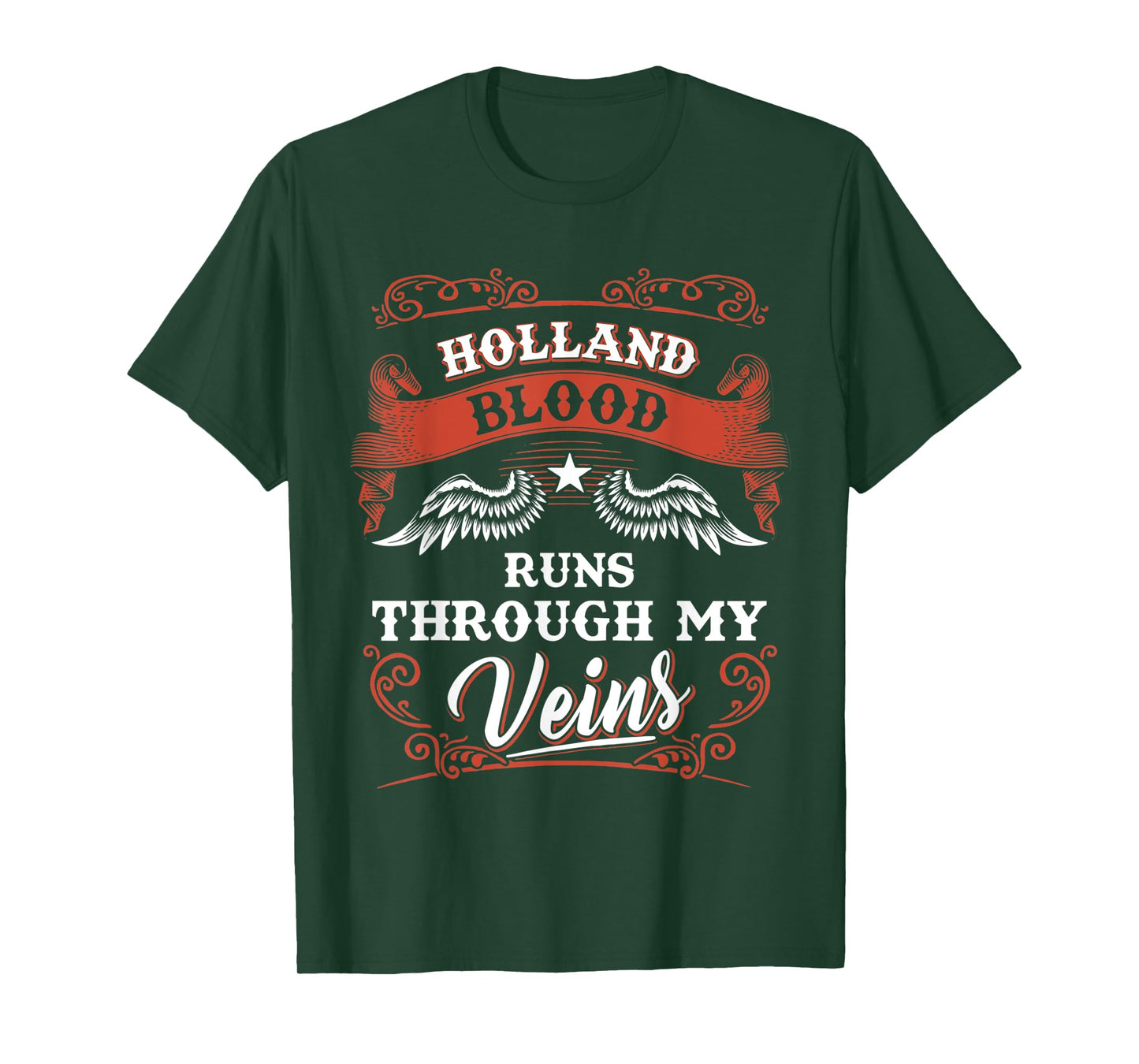 HOLLAND blood runs through my veins shirt 1k2d