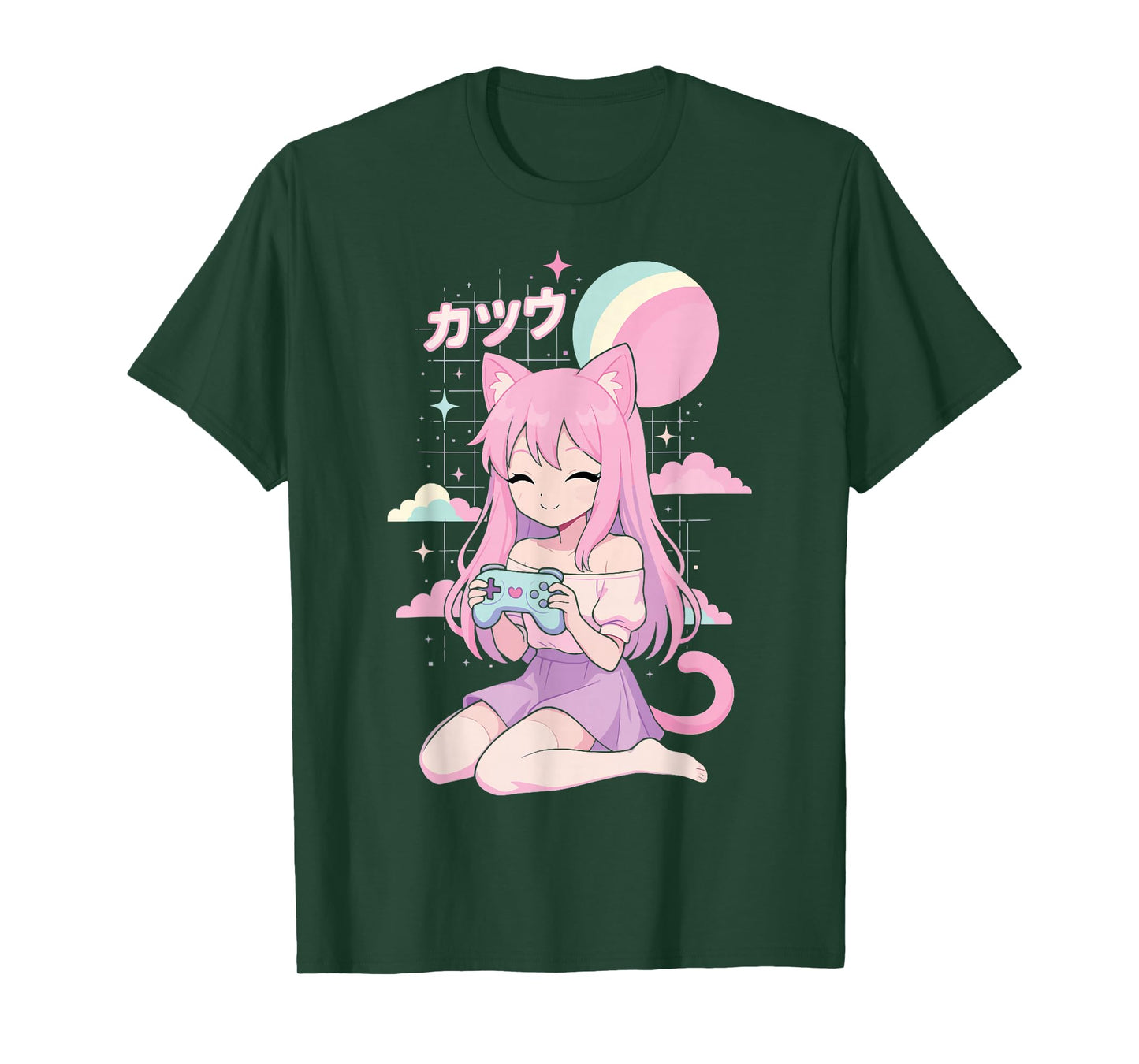 Anime Girl Gaming Kawaii Video Games T-Shirt
