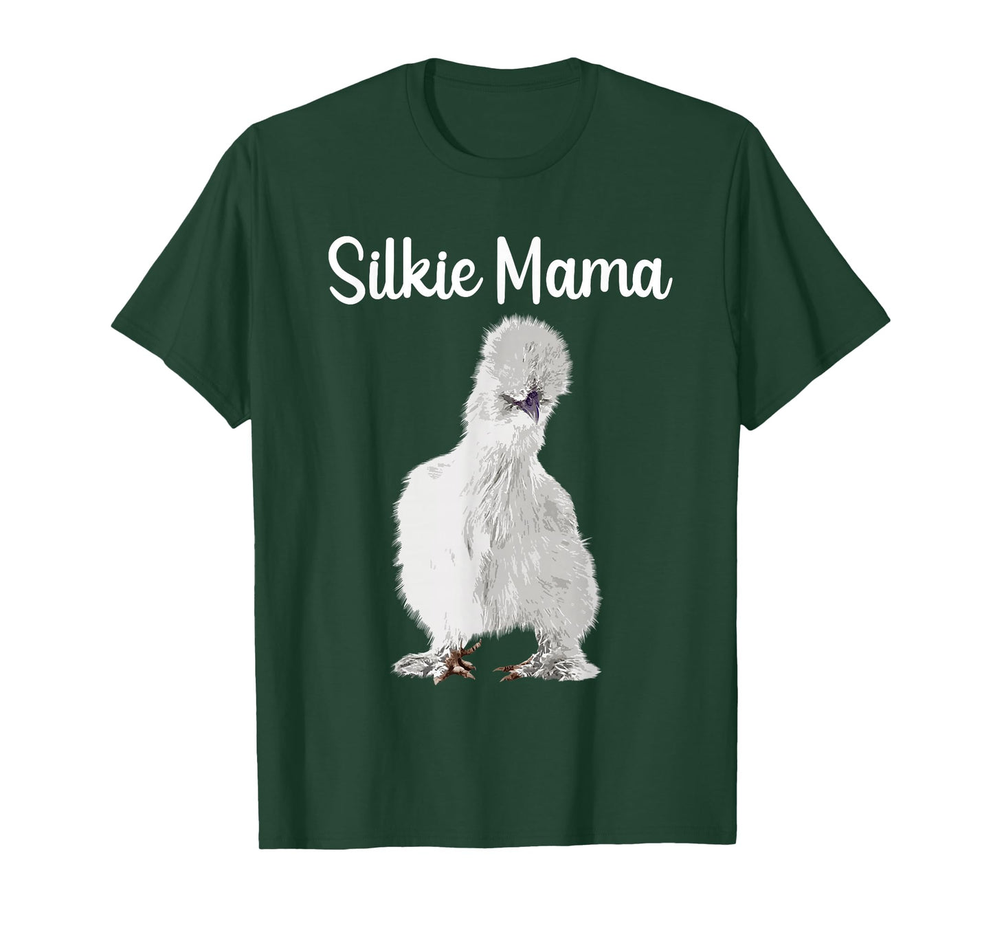 Funny Silkie Mama Design For Mom Women Silkie Chicken Lover T-Shirt