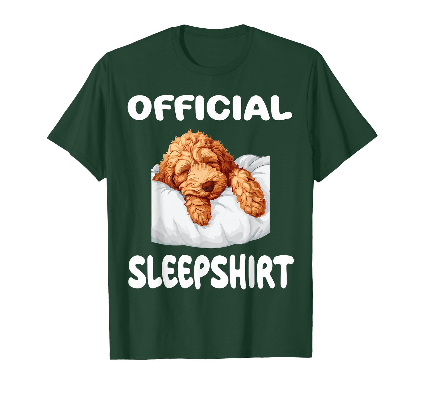 Goldendoodle Dog Official Sleepshirt Pajamas Nightgown T-Shirt
