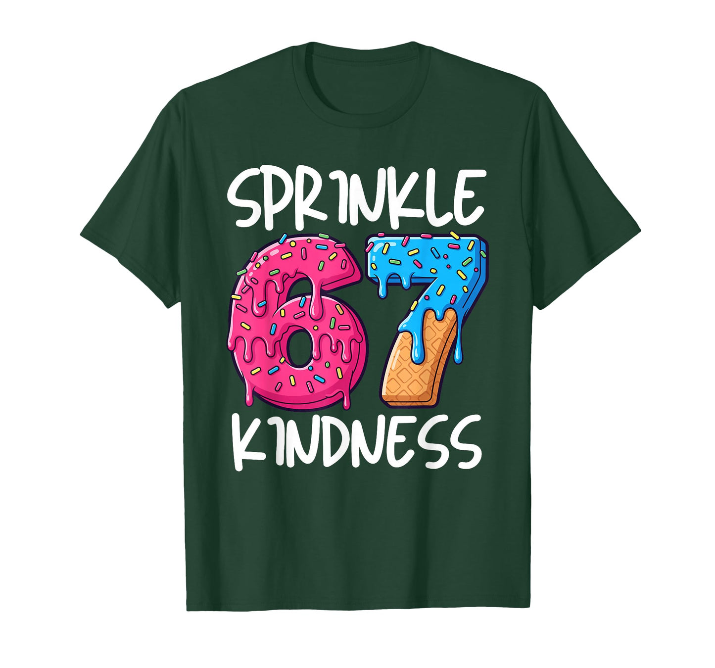 Sprinkle Kindness Family Matching Doughnut Ice-Cream Squad T-Shirt