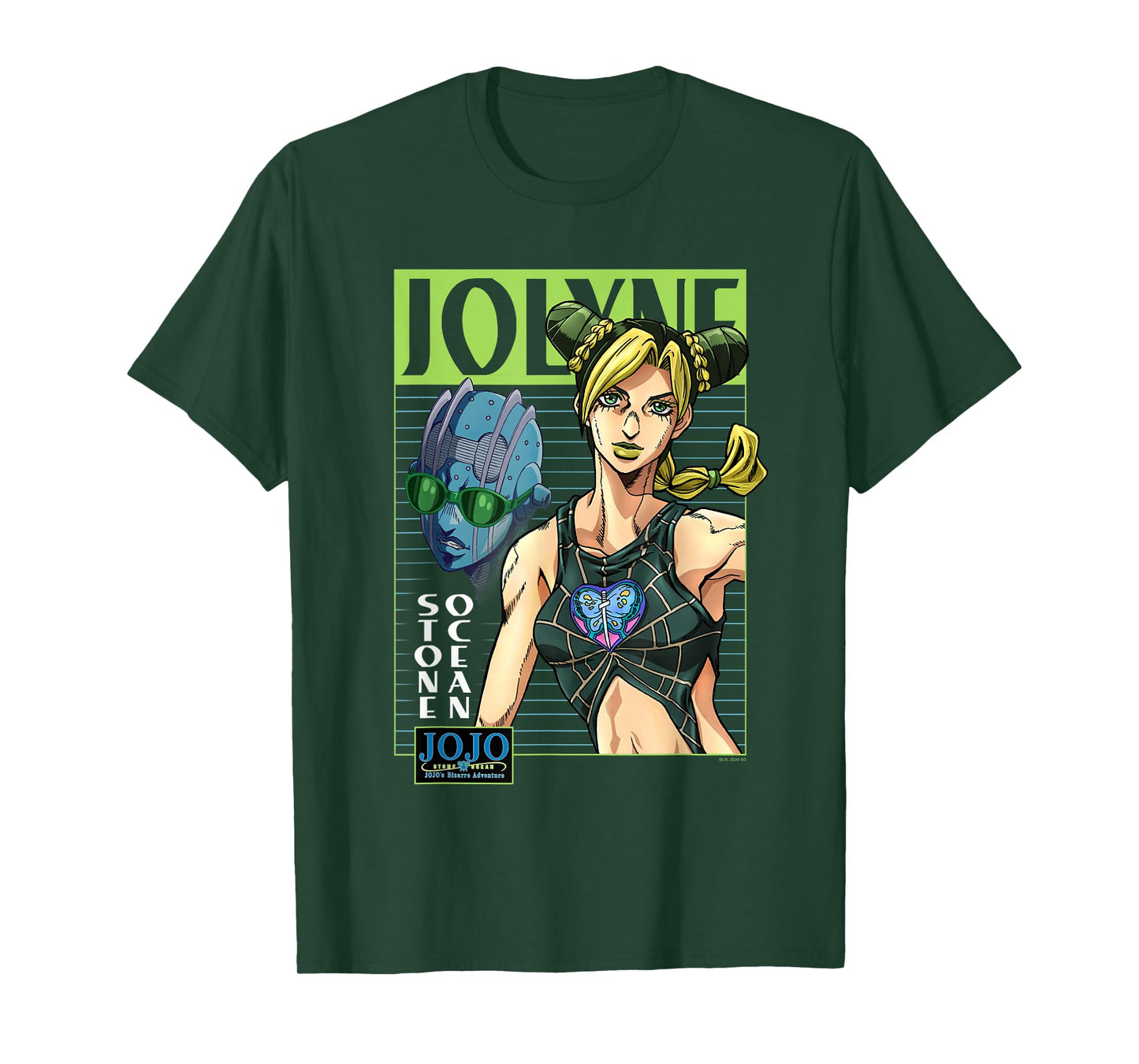 JoJo's Bizarre Adventure Jolyne & Stone Ocean Mugshot Anime T-Shirt