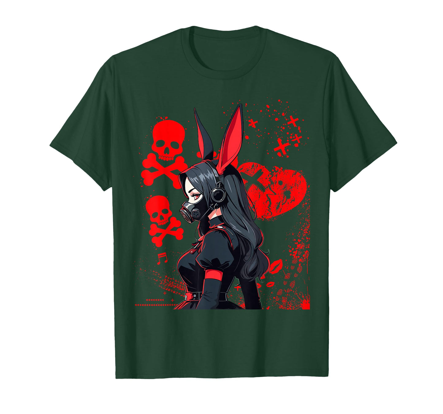 Cyberpunk Aesthetic Techwear Harajuku Anime Manga Girl T-Shirt