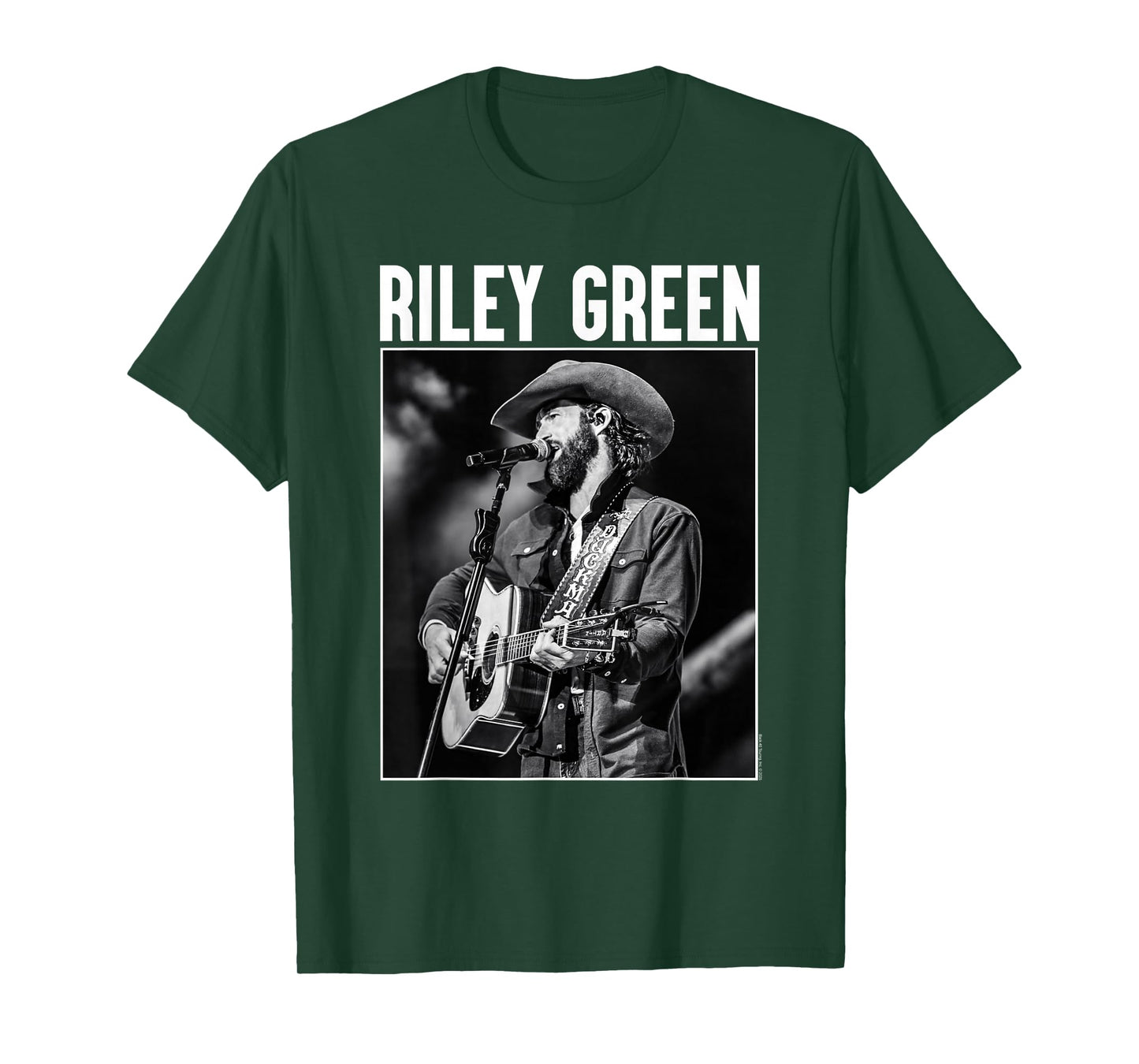 Riley Green Singing Greatest Hits Country Music Art T-Shirt