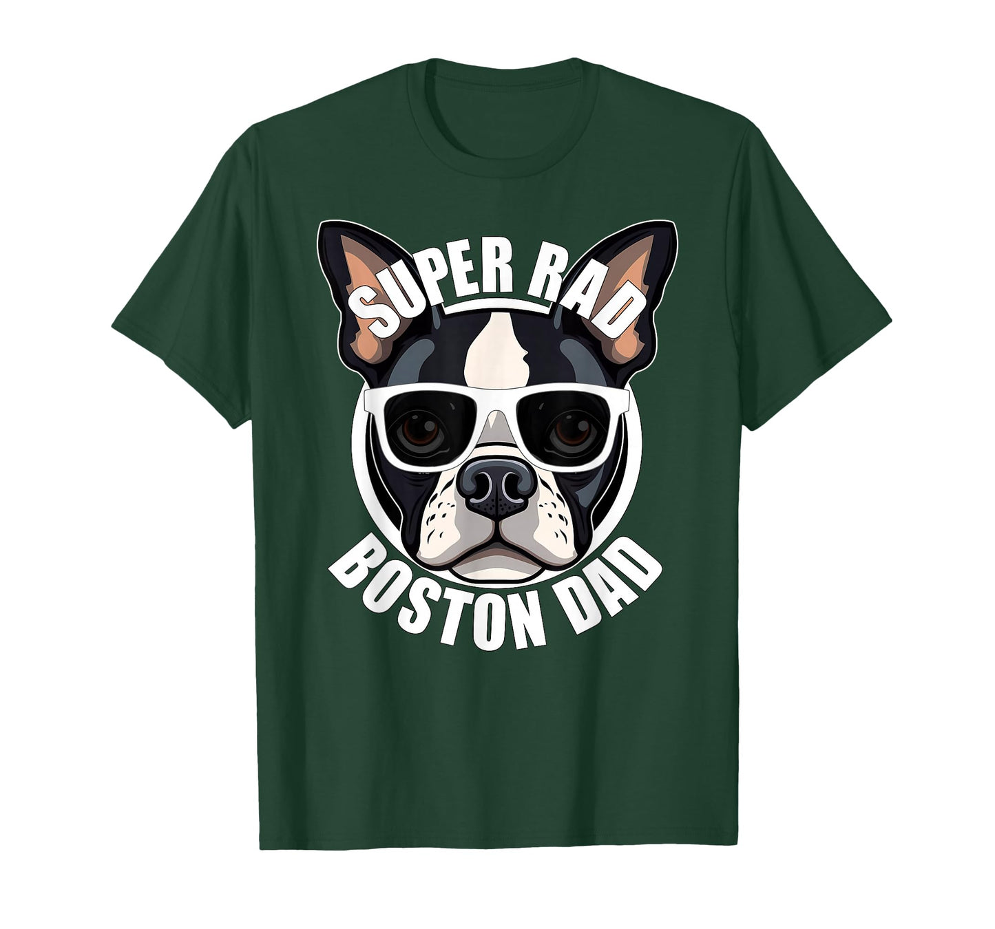 Boston Terrier Dad Funny Father’s Day Dog Men’s T-Shirt