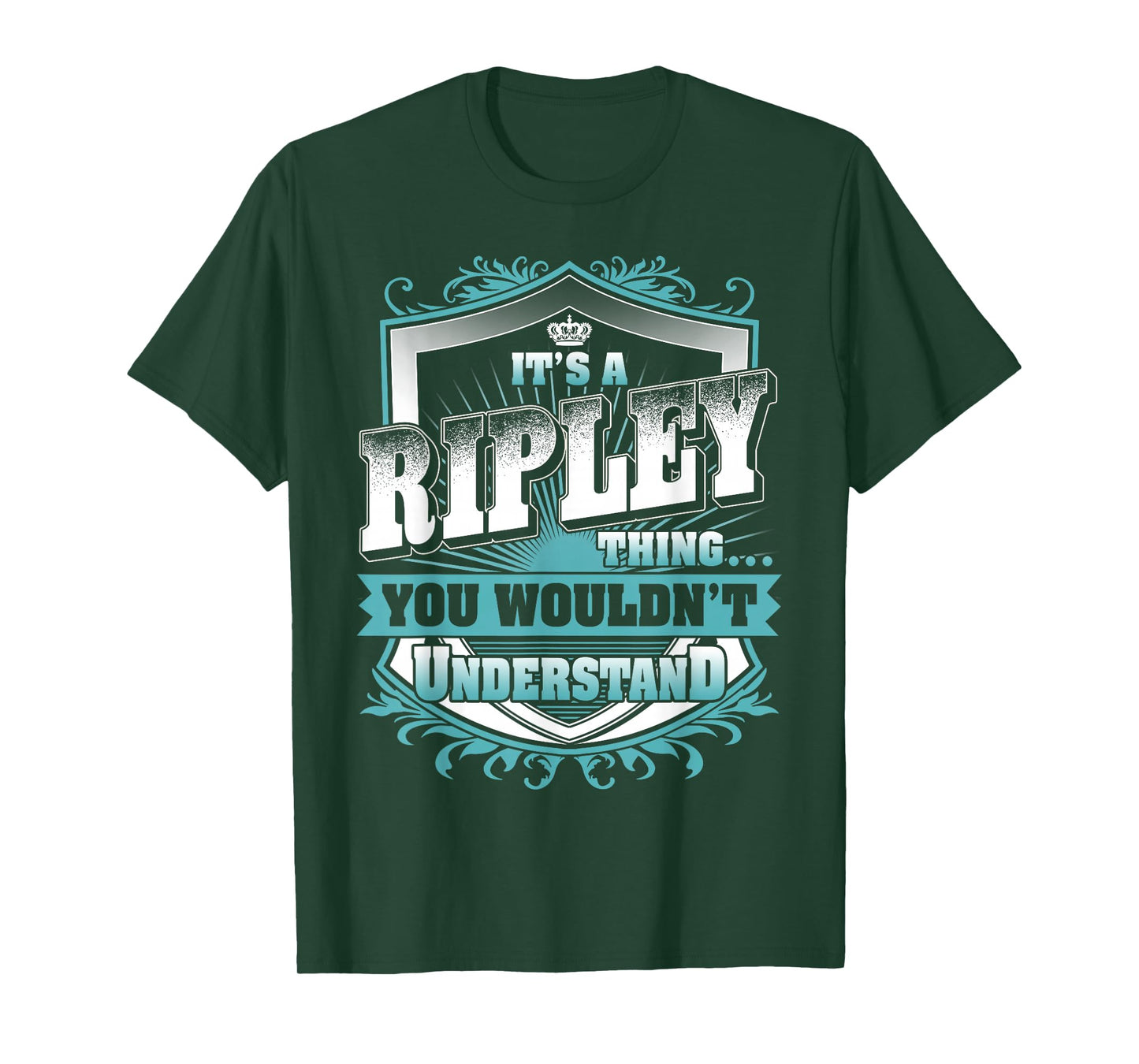 It's A RIPLEY Thing You Wouldn't Understand Name Vintage T-Shirt, Small, Black