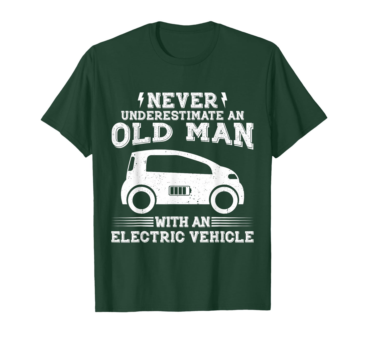 Funny Electric Vehicle - EV Car Electric For Women Men T-Shirt