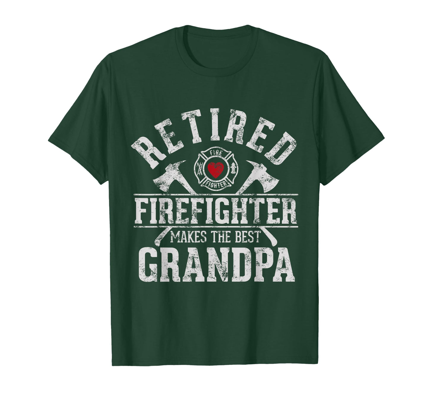 Retired firefighter makes the best grandpa Retirement gift T-Shirt
