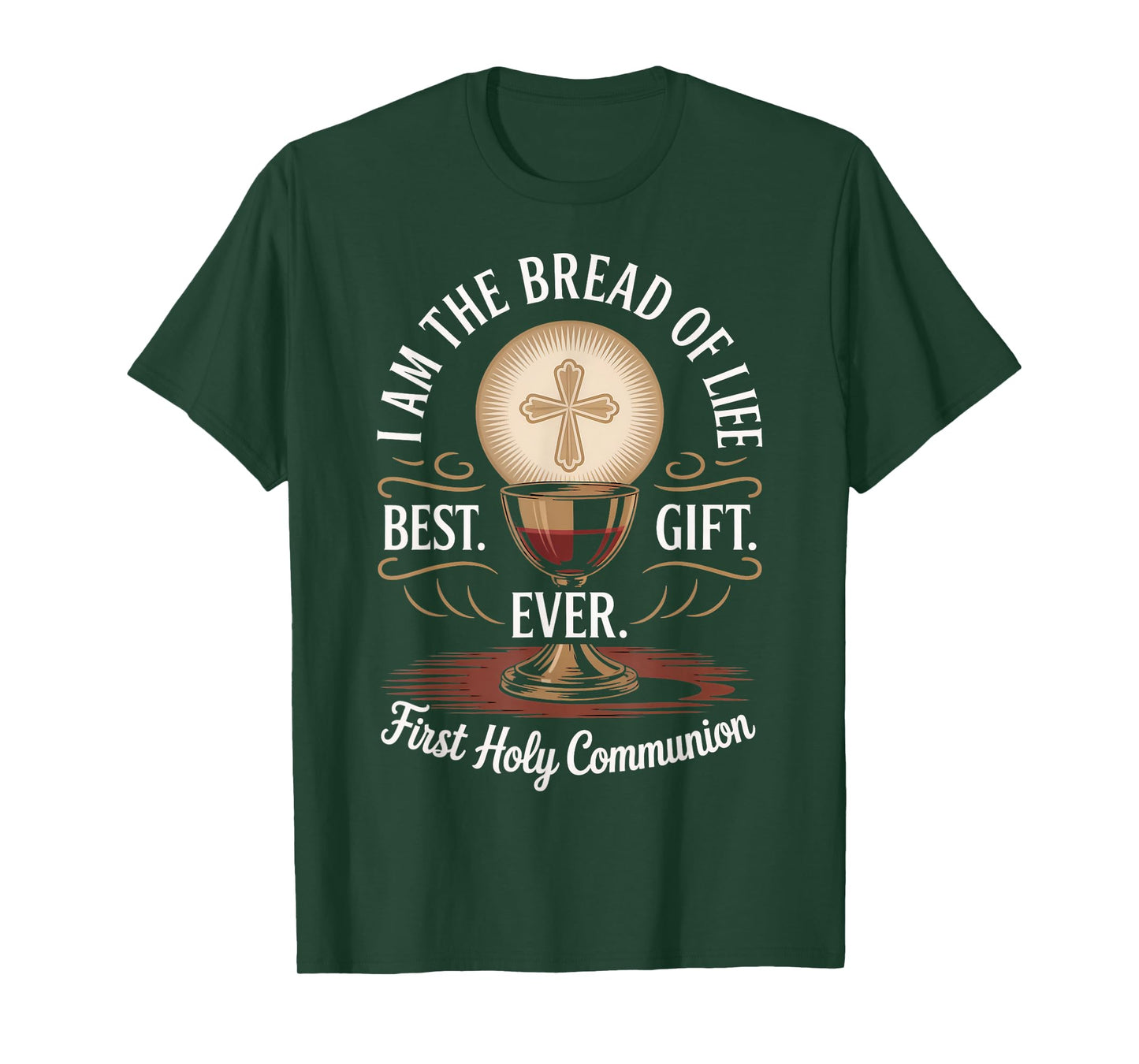 The Bread of Life Wafer Catholic Eucharist Holy Communion T-Shirt