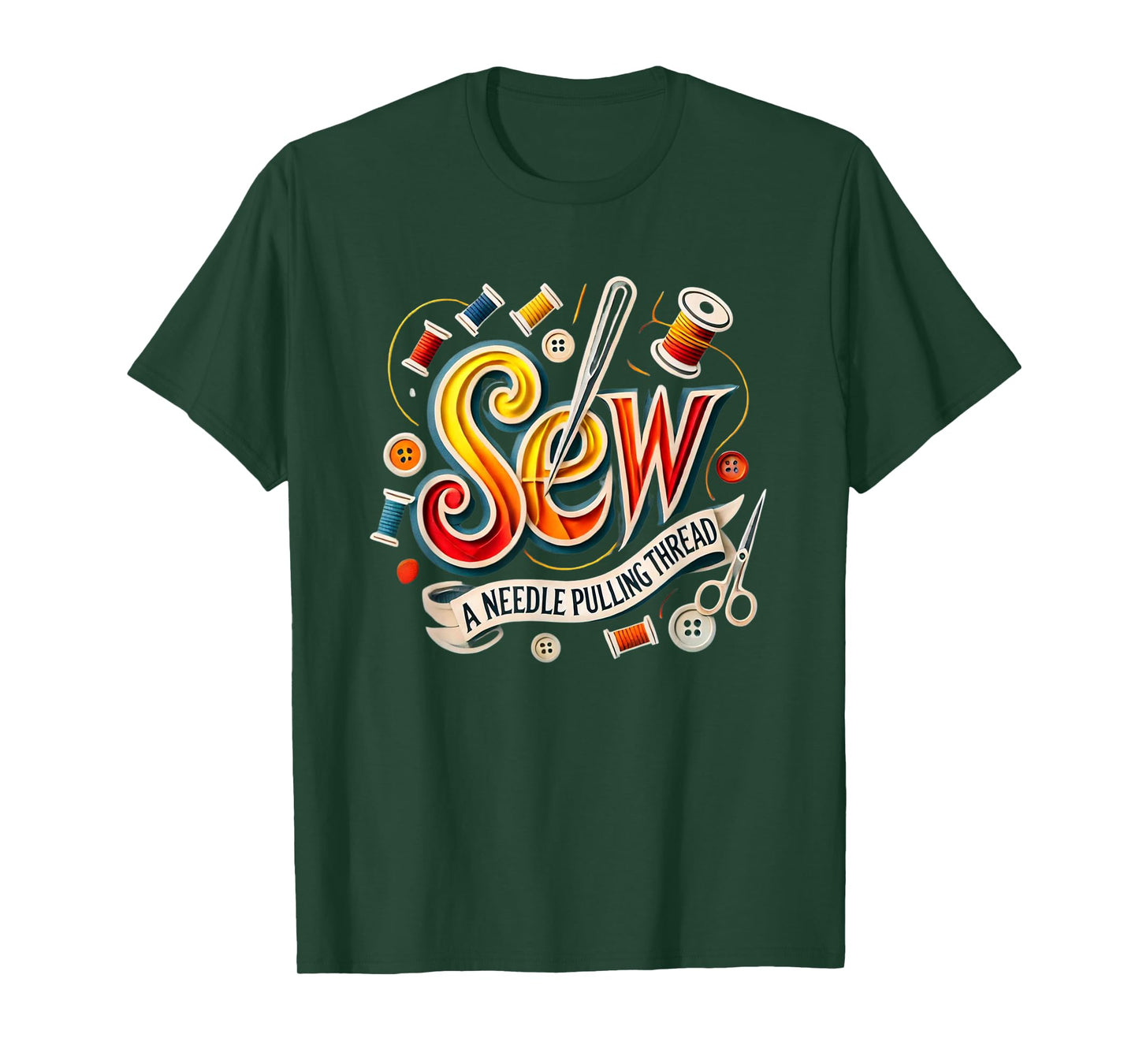 Sew A Needle Pulling Thread Theatre Sound Of Music Musical T-Shirt