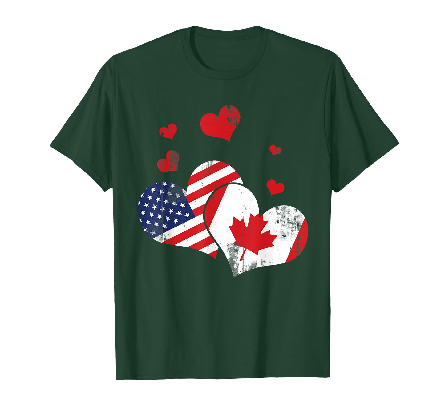 Valentine's Day Gift Maple Leaf Canada T-Shirt