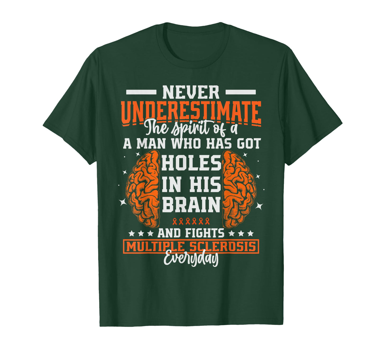 MS Awareness Funny Multiple Sclerosis Awareness Funny Quote T-Shirt