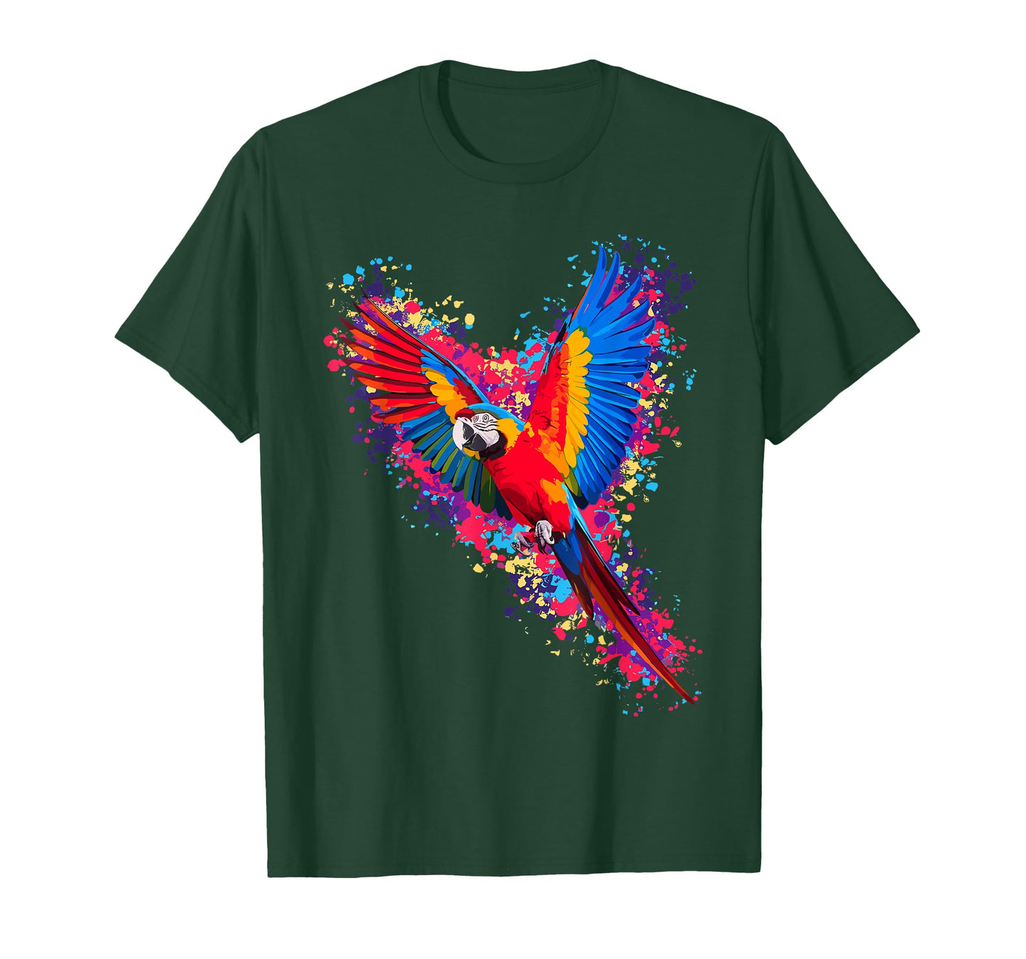 Best Parrot Art For Men Women Kids Tropical Parrot Lover T-Shirt