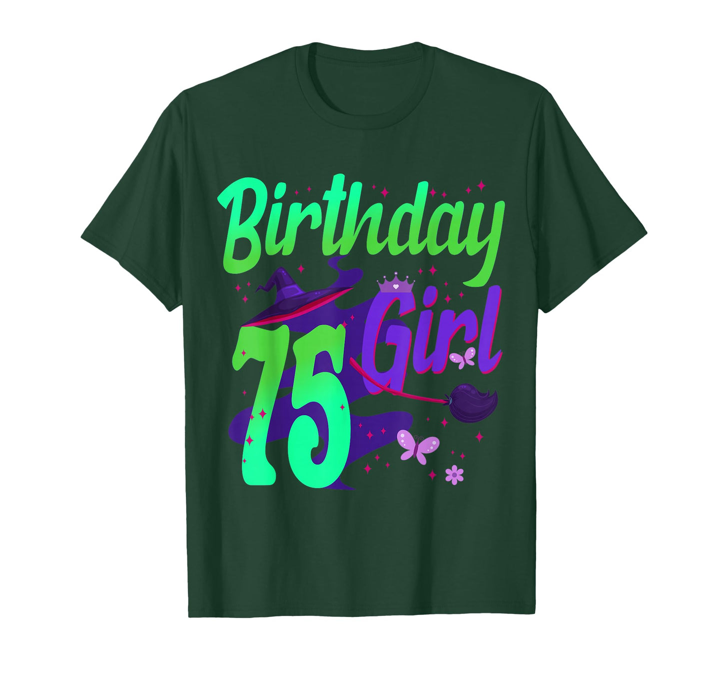 Magical Birthday Girl 75 Fairy Tale Princess Celebration T-Shirt