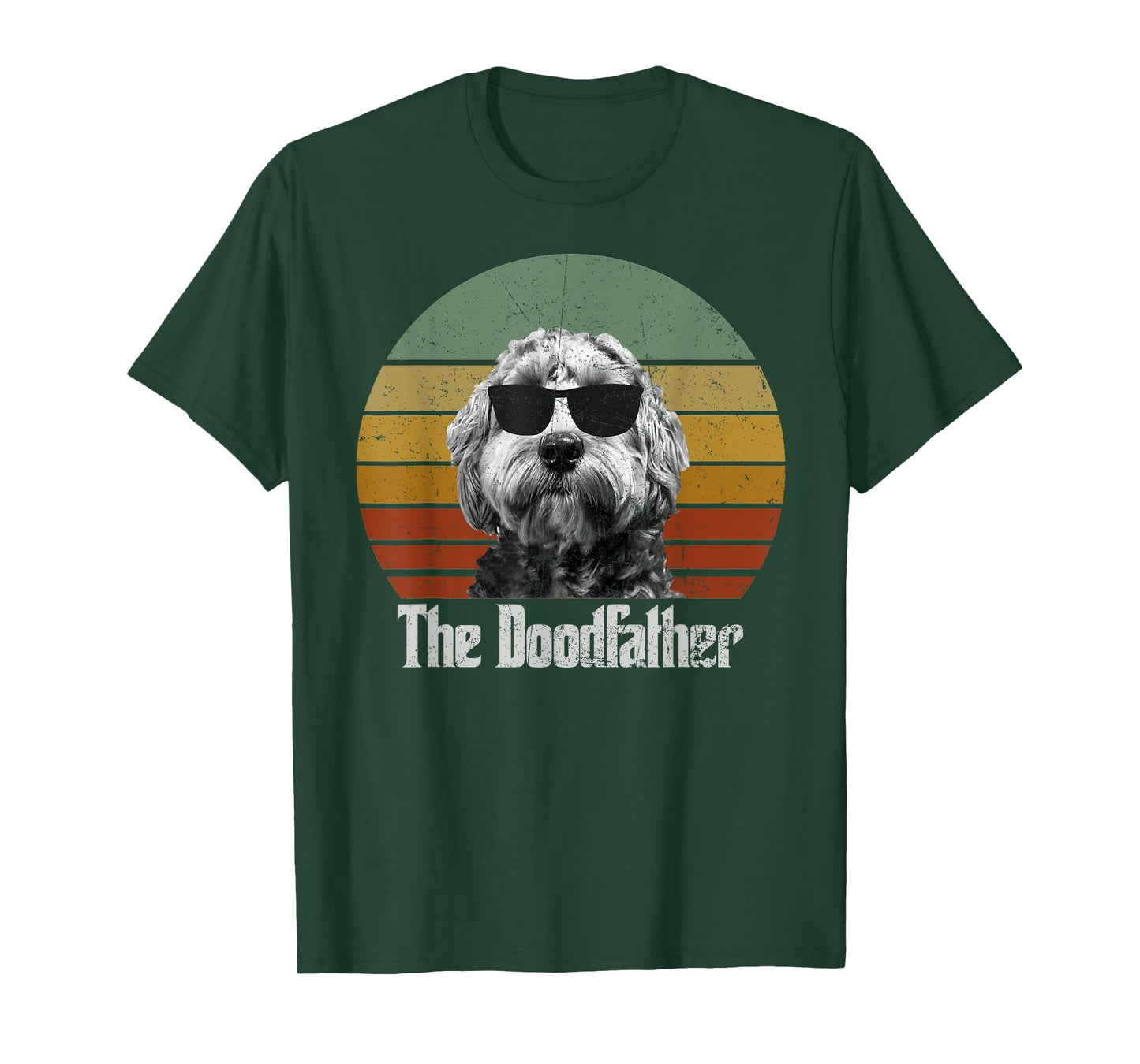 The Doodfather Best Doodle Dad Doodle Dog Fathers Day T-Shirt for Men Women