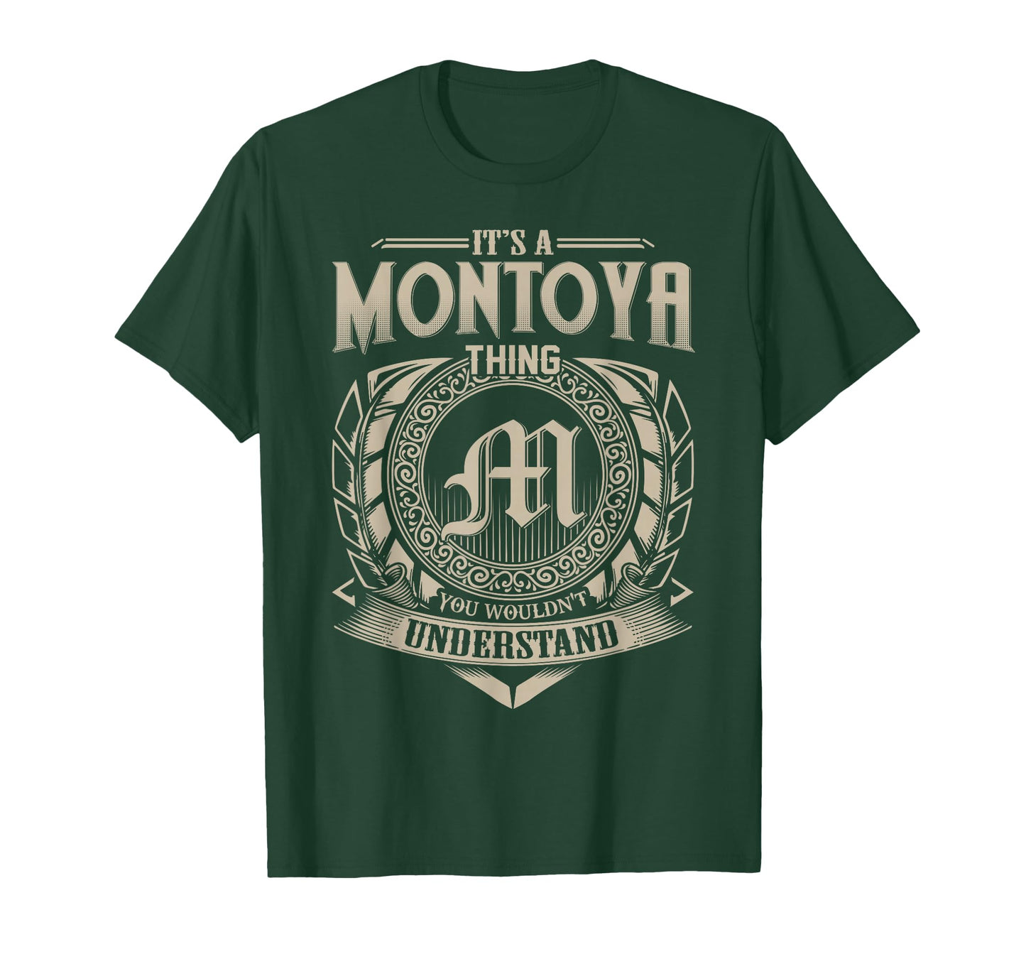 It's A MONTOYA Thing You Wouldn't Understand Name Vintage T-Shirt