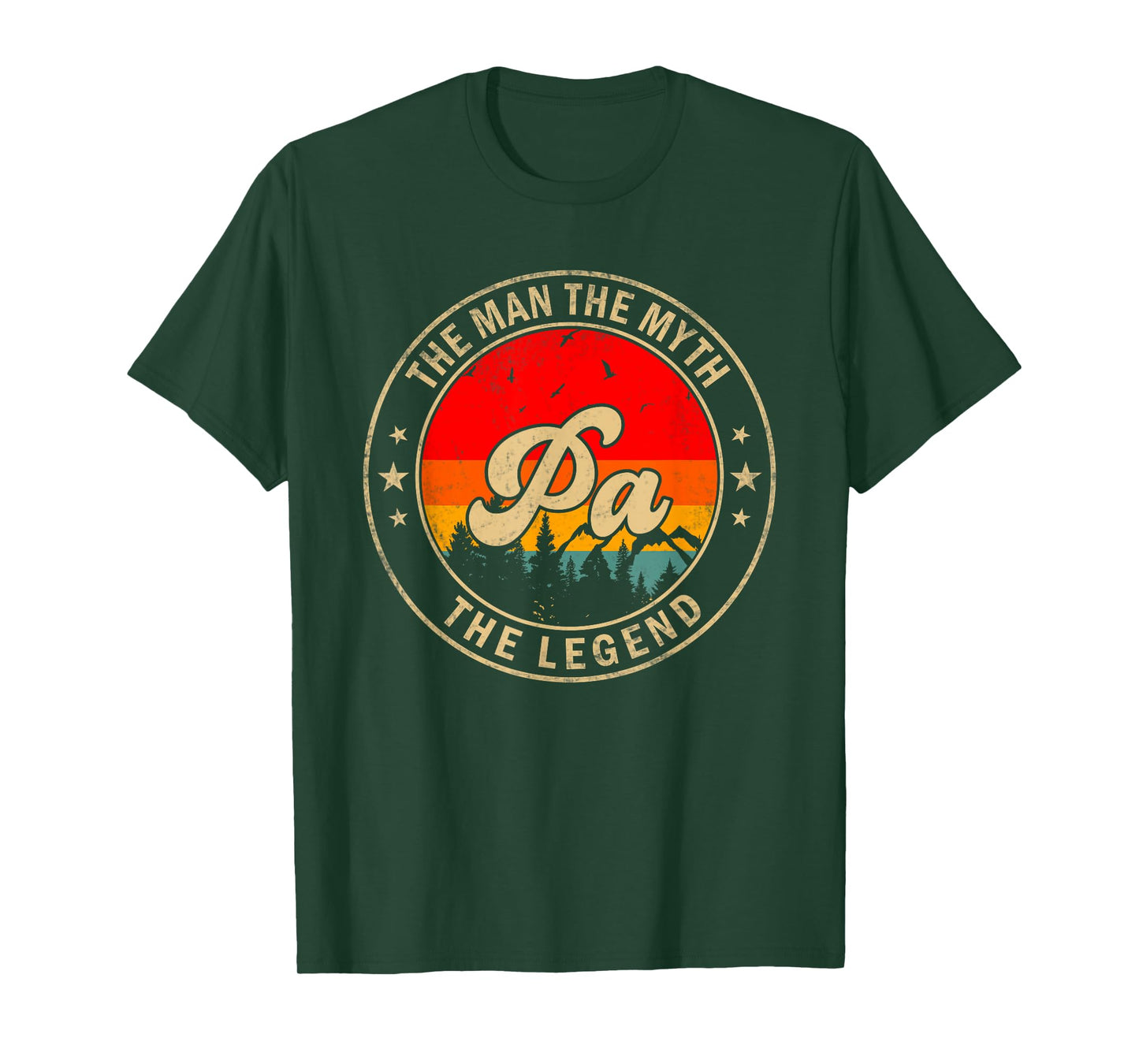 Pa the Man the Myth the Legend Father's Day for Grandpa T-Shirt