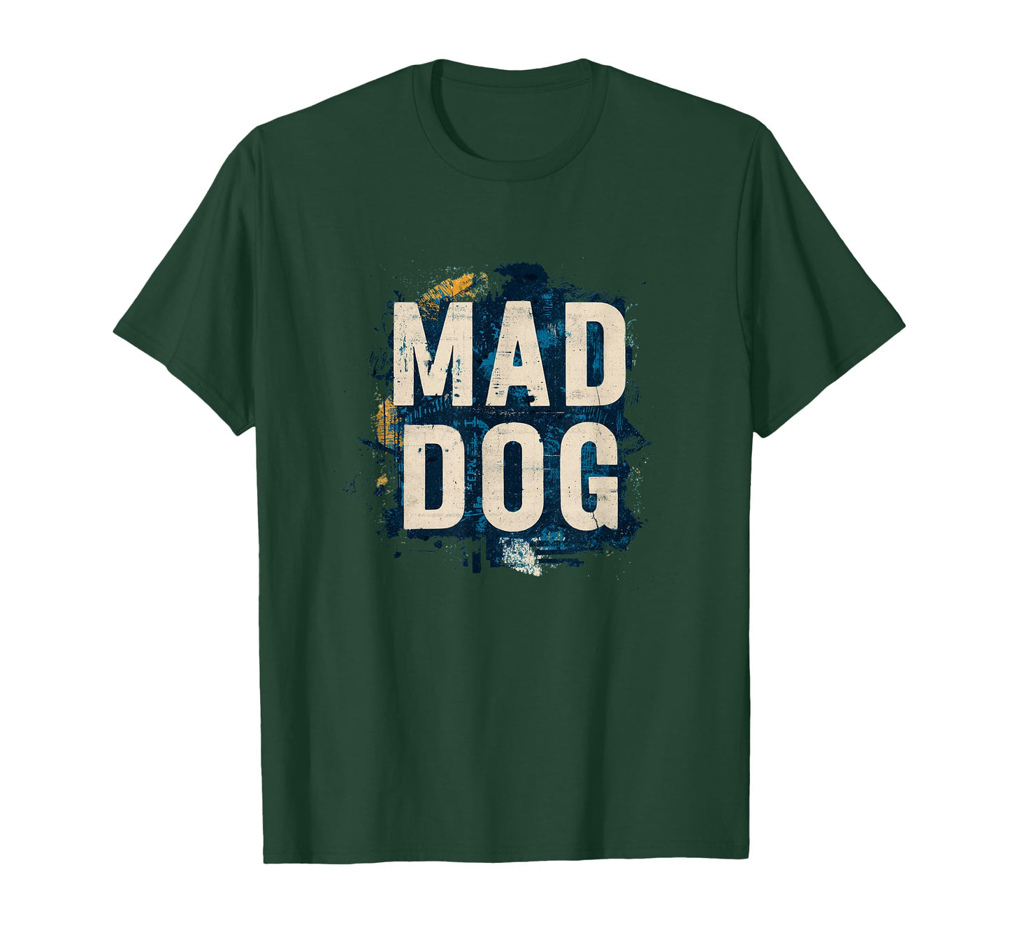 Funny Mad Dog Graphic Costume for a Cool Look T-Shirt