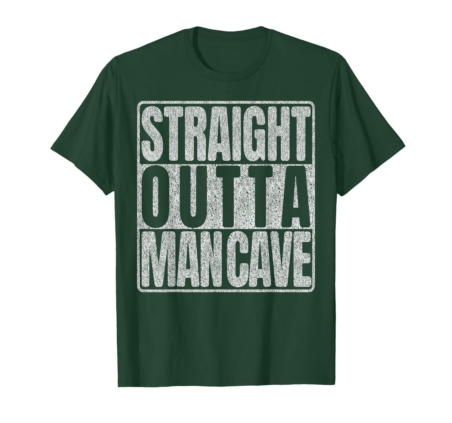 Straight Outta Man Cave, DIY TV Gaming Room Funny Introvert T-Shirt