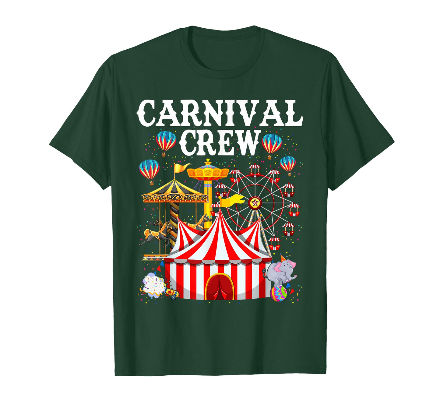 Carnival Crew for Birthday Theme Party Matching Family T-Shirt