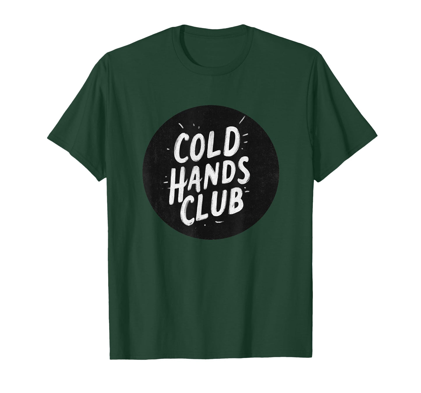 Handsome Cold Hands Club Emblem for Cold Season T-Shirt