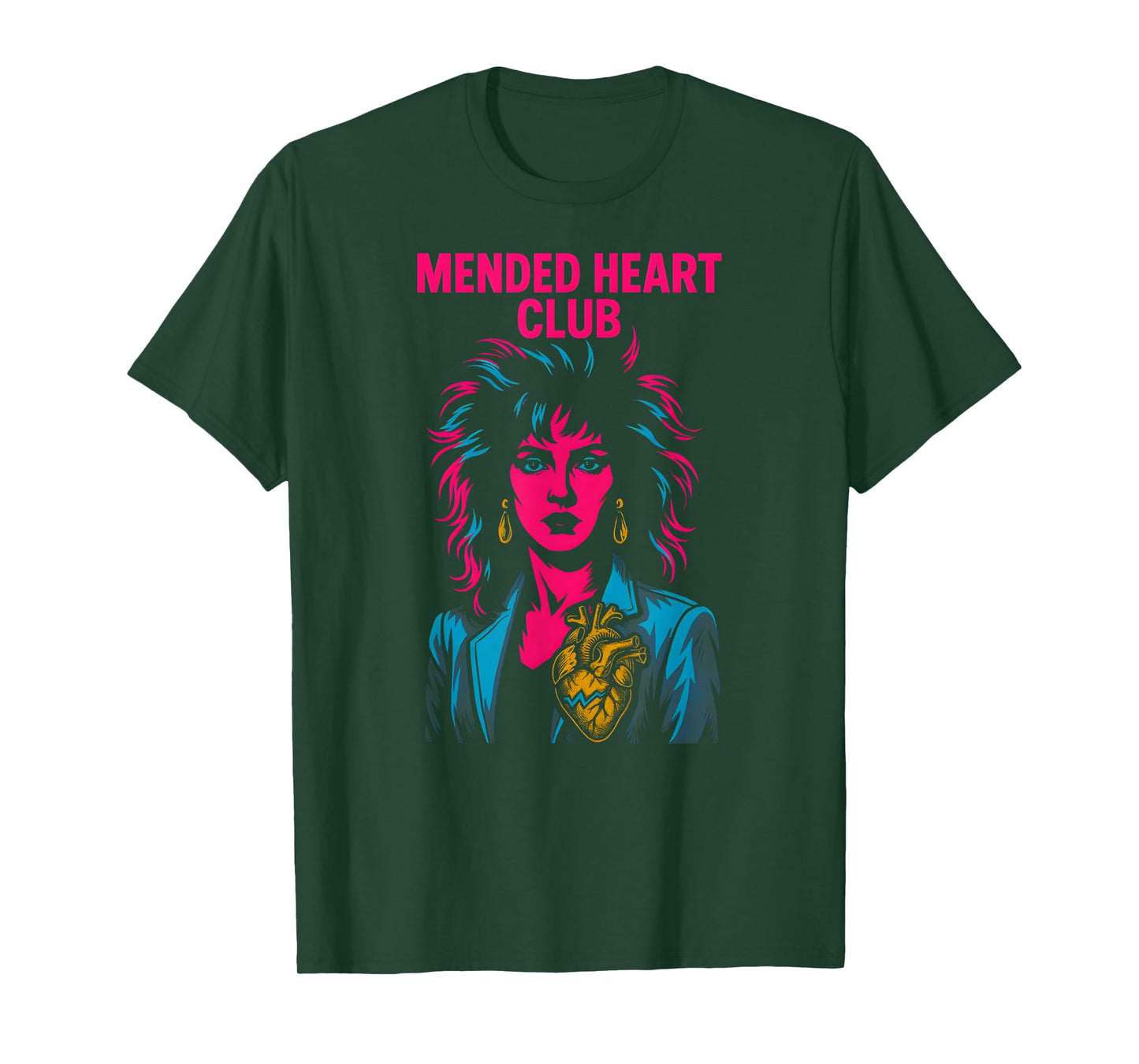 Cardiac Recovery Mended Heart Club Cool Mens Get Well T-Shirt