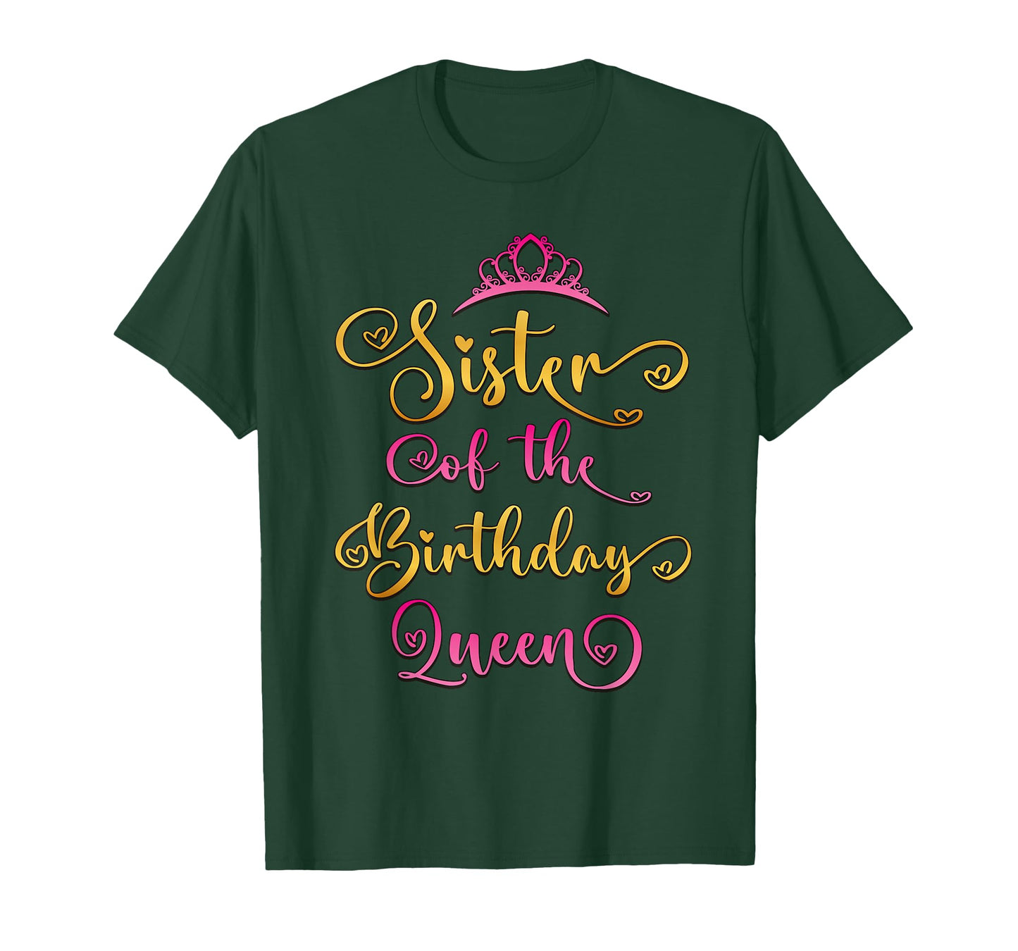 Sister Of The Birthday Queen Bday Party T-Shirt