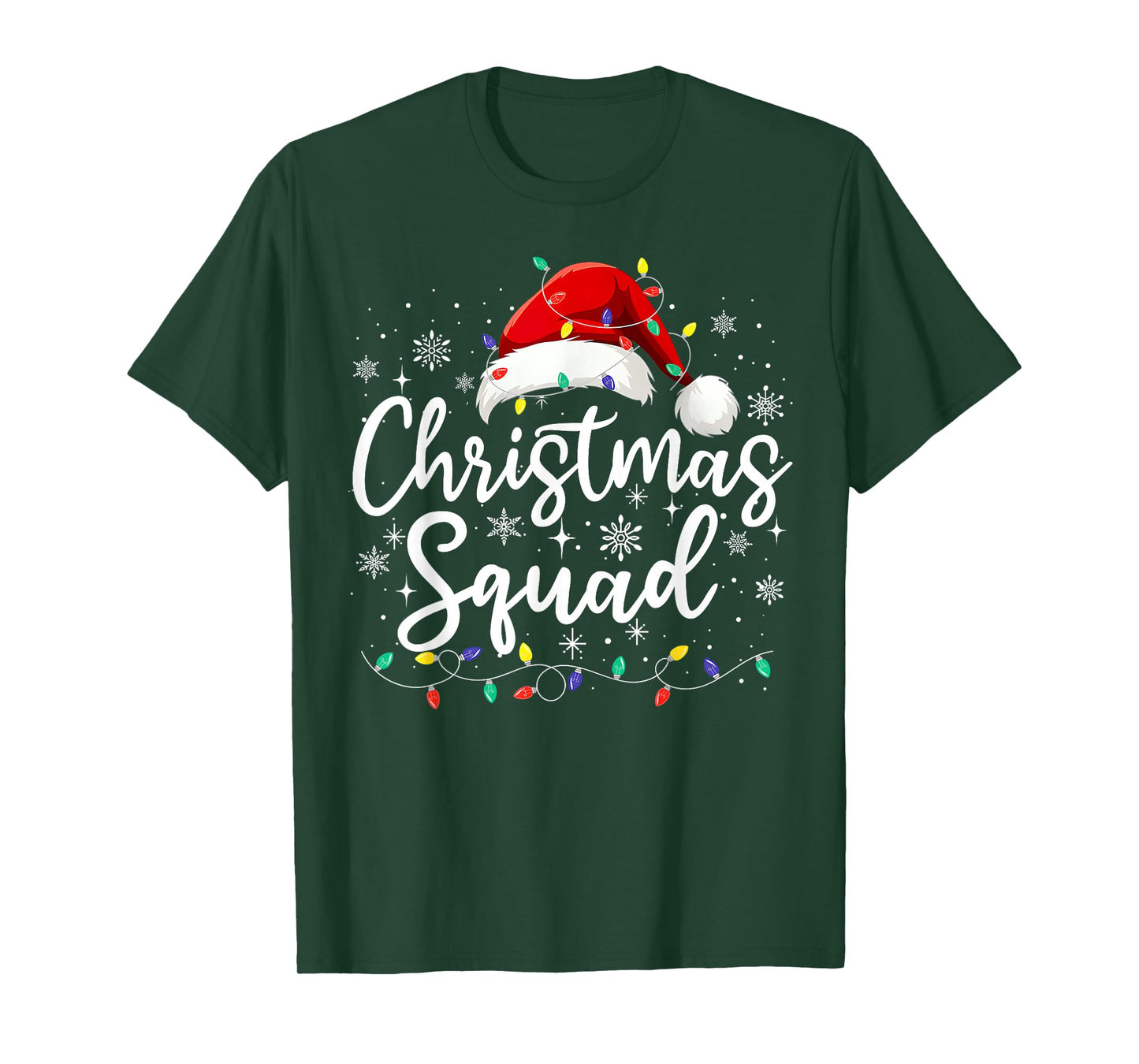 Christmas Squad Family Group Matching Christmas Pajama Party T-Shirt