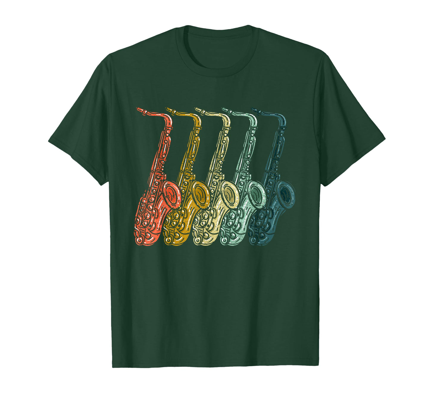 Vintage Saxophone Design For Men Women Sax Lover Saxophonist T-Shirt