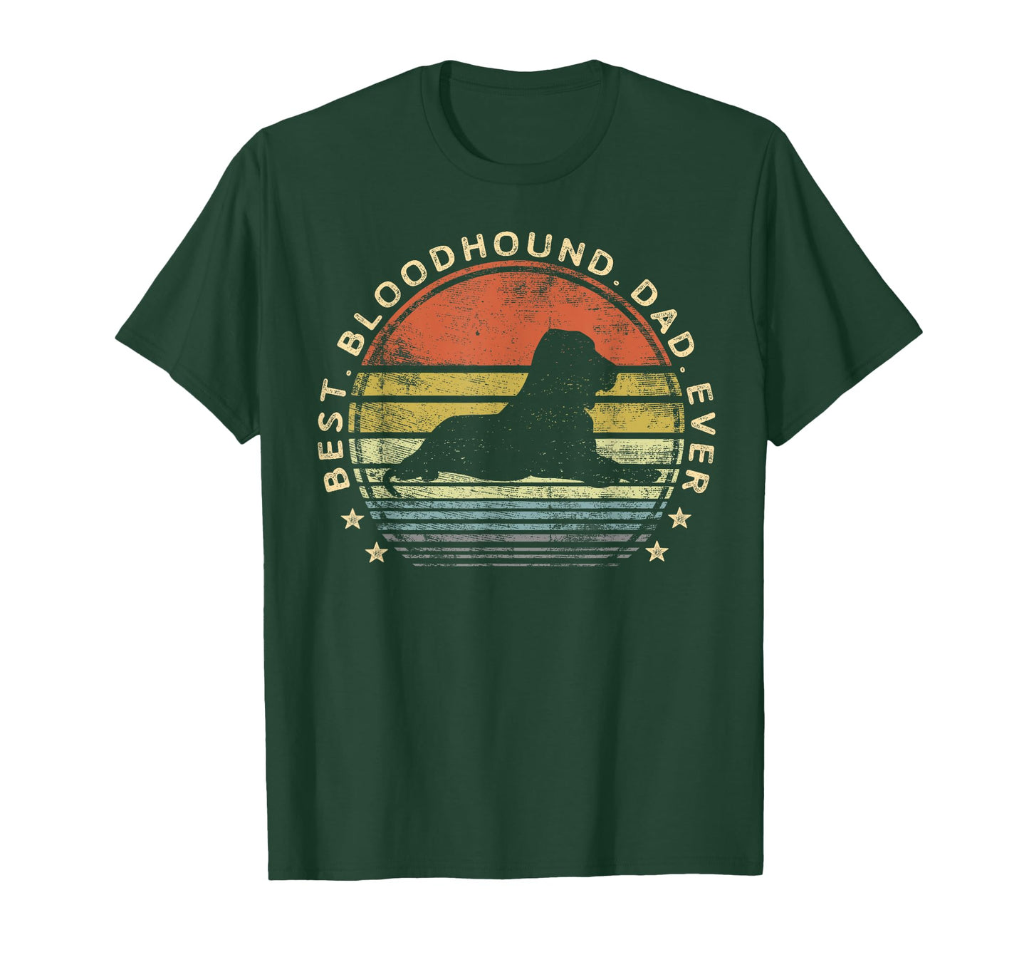 Best Bloodhound Dad Ever Dog Lover Gifts Pet Owner Daddy Men Kids T-Shirt