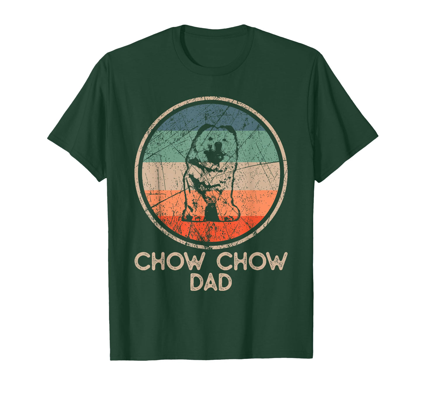 Chow Chow Dog - Vintage Chow Chow Dad T-Shirt for Men Women