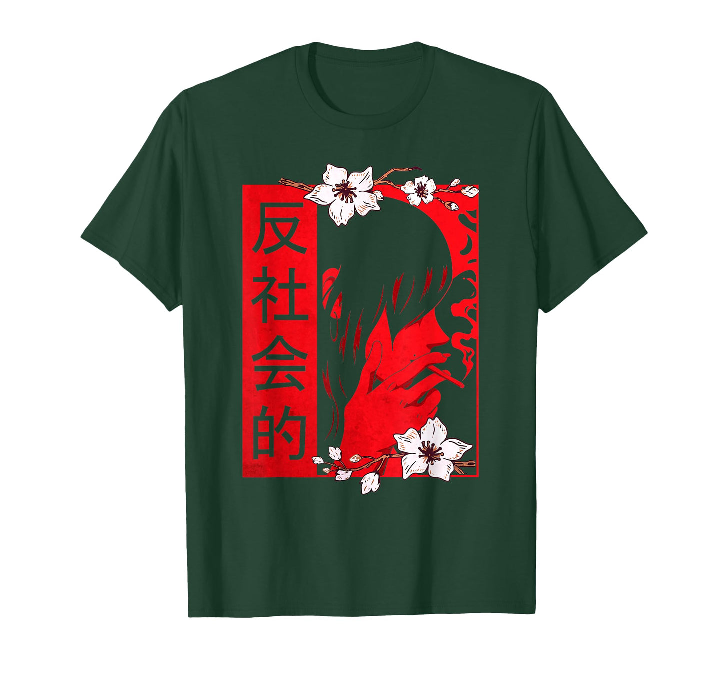 Soft Grunge Aesthetic Antisocial Sad Anime Girl Harajuku T-Shirt