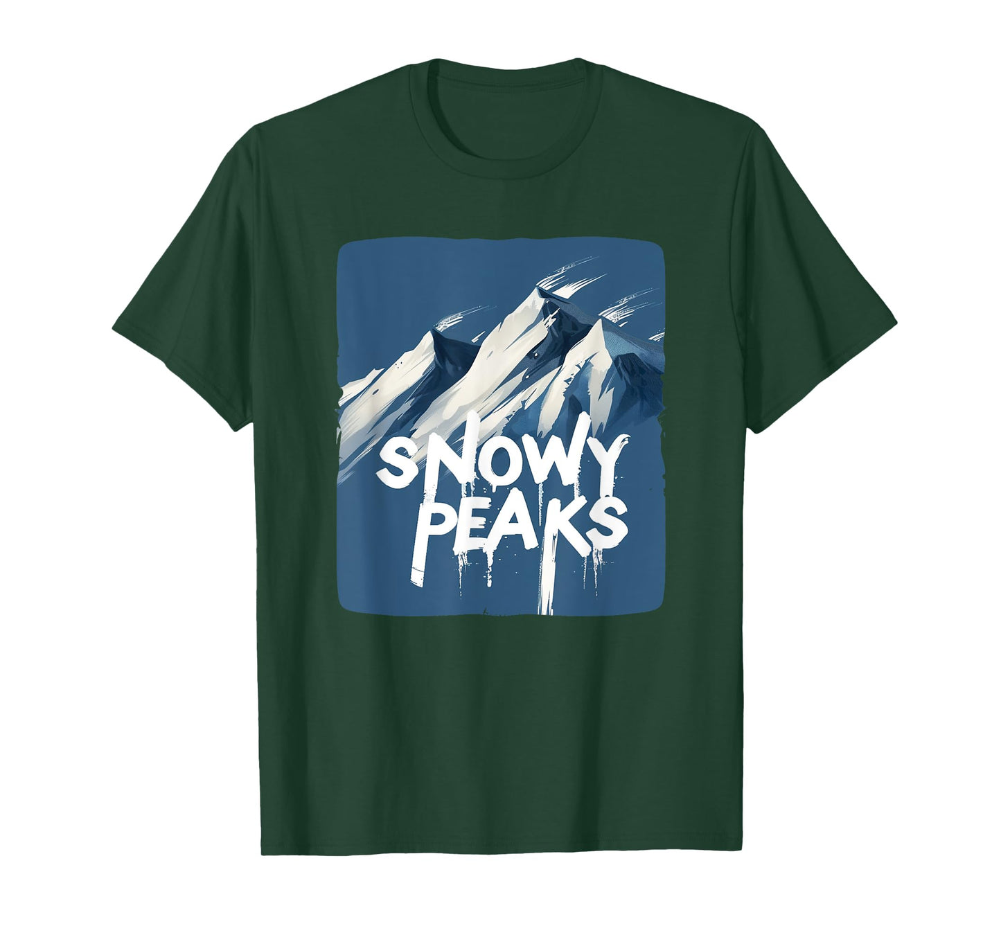 Discover Snowy Peaks with This ICY Adventure Graphic T-Shirt