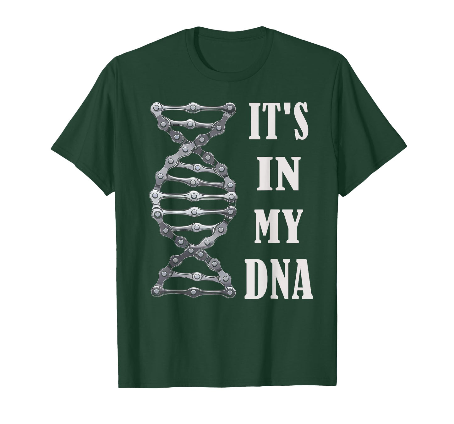 Funny DNA BMX Biking Sport Gifts for Bike Lovers Unisex-Adults Cycling-Themed T-Shirt Black Small