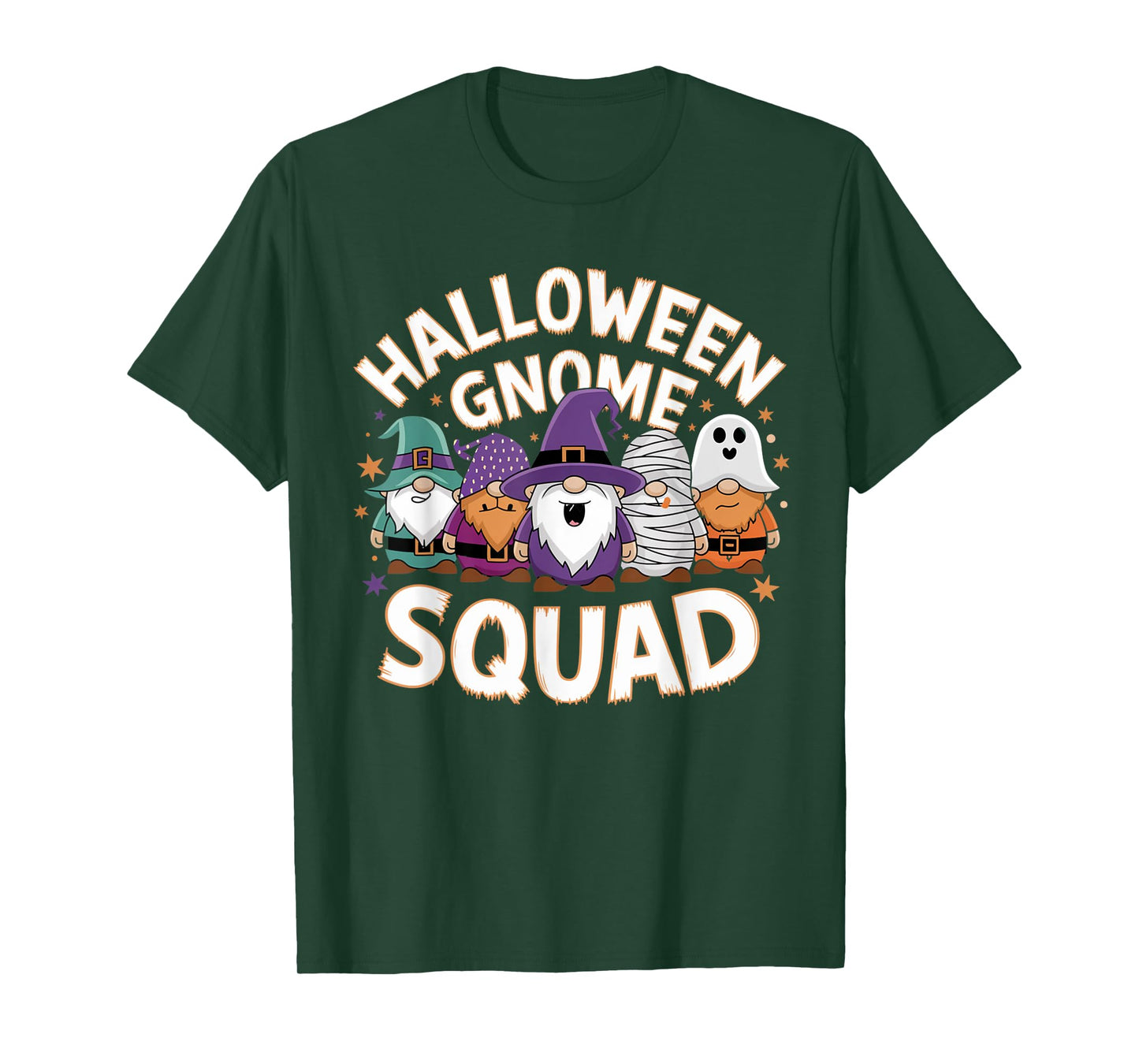 Halloween Gnome Squad Tee Cute Group Family Costume T-Shirt
