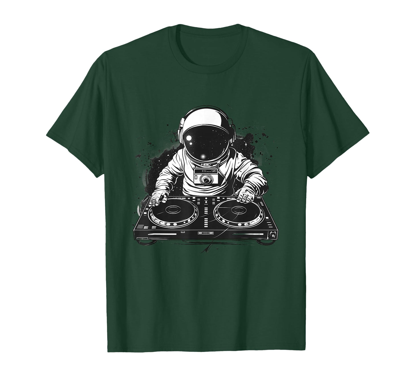 DJ Astronaut Turntable Space Disc Jockey DJ Mixer T-Shirt