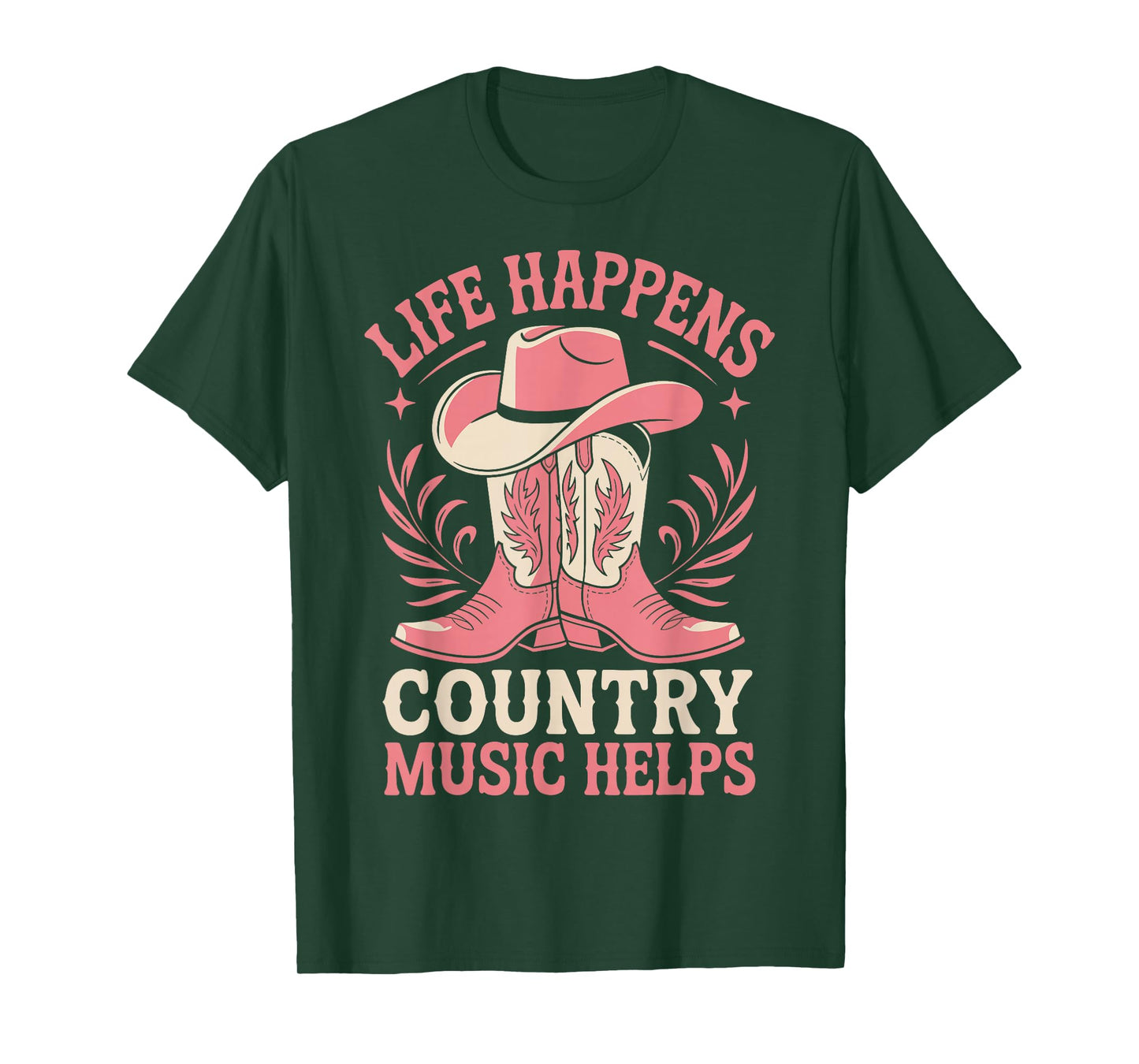 Life Happens Country Music Helps T-Shirt