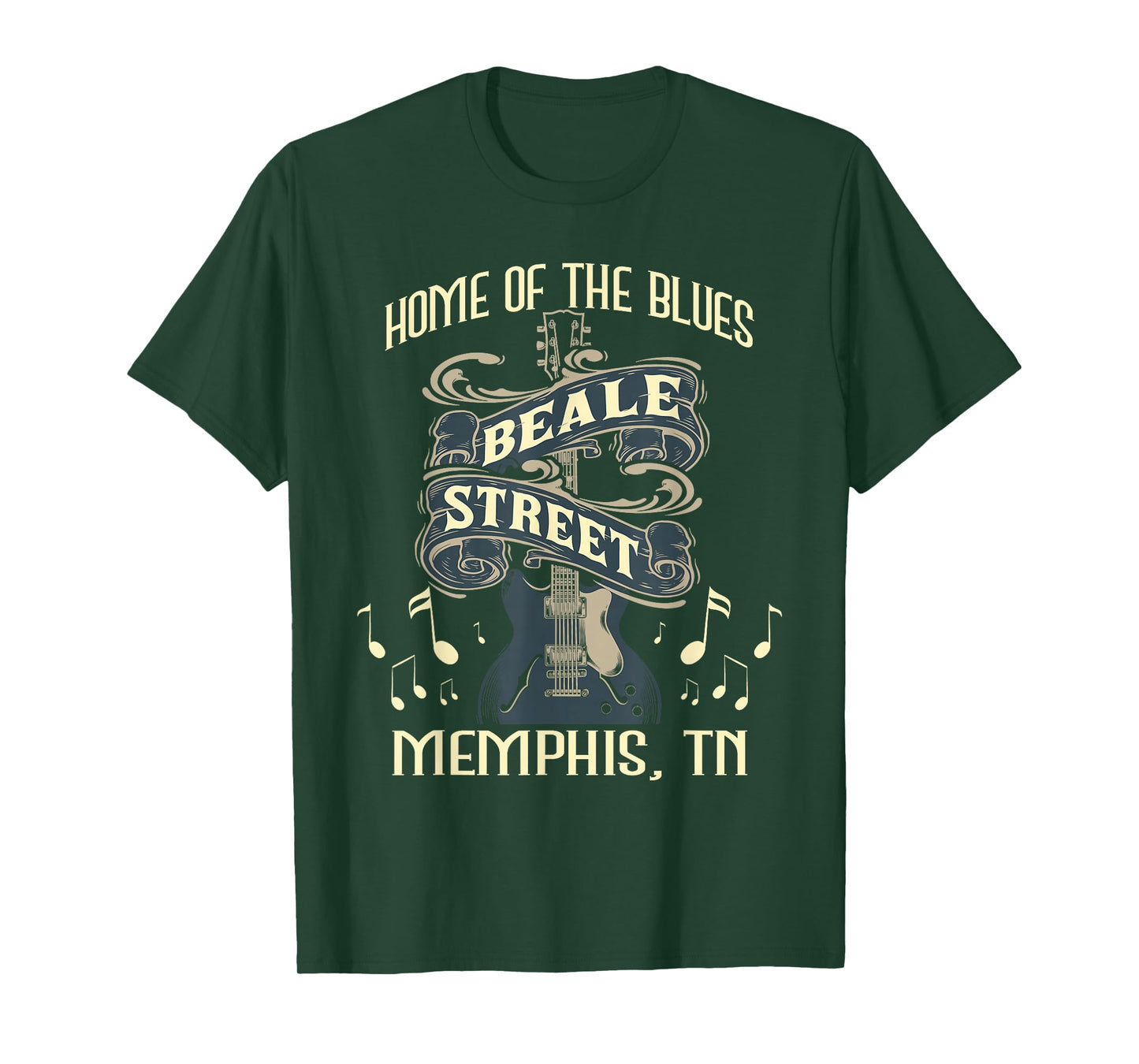 Home Of The Blues Beale Street Memphis - Musician Guitarist T-Shirt