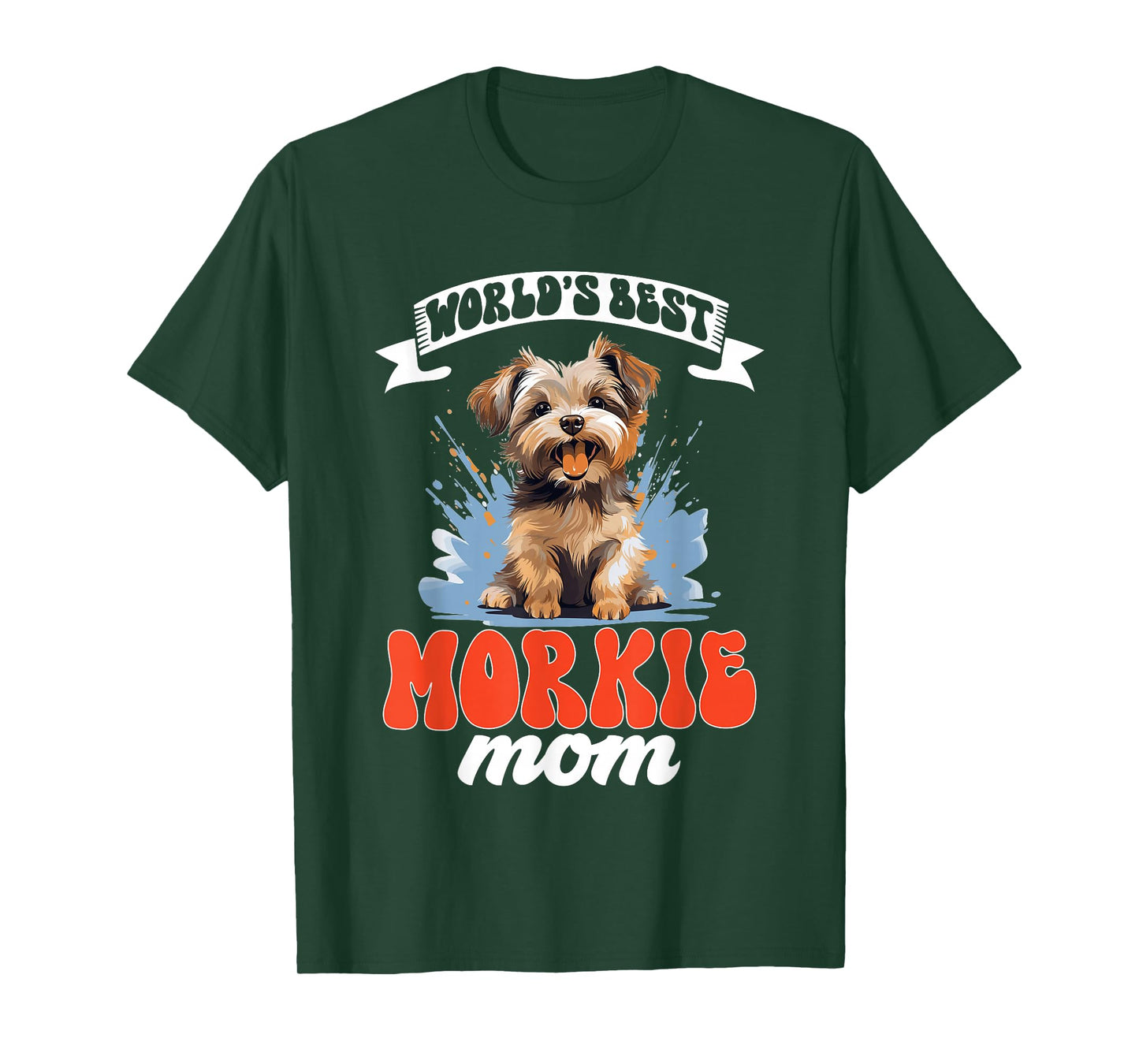 Morkie Dog Breed Pet World's Best Morkie Mom T-Shirt