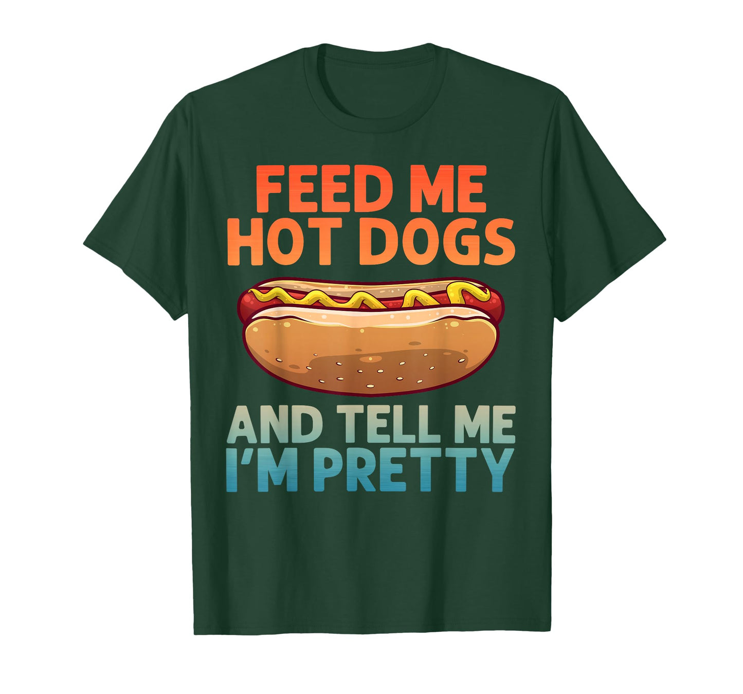 Funny Hot Dog Art for Men Women Kids Hot Dog Stand Hot Dog T-Shirt