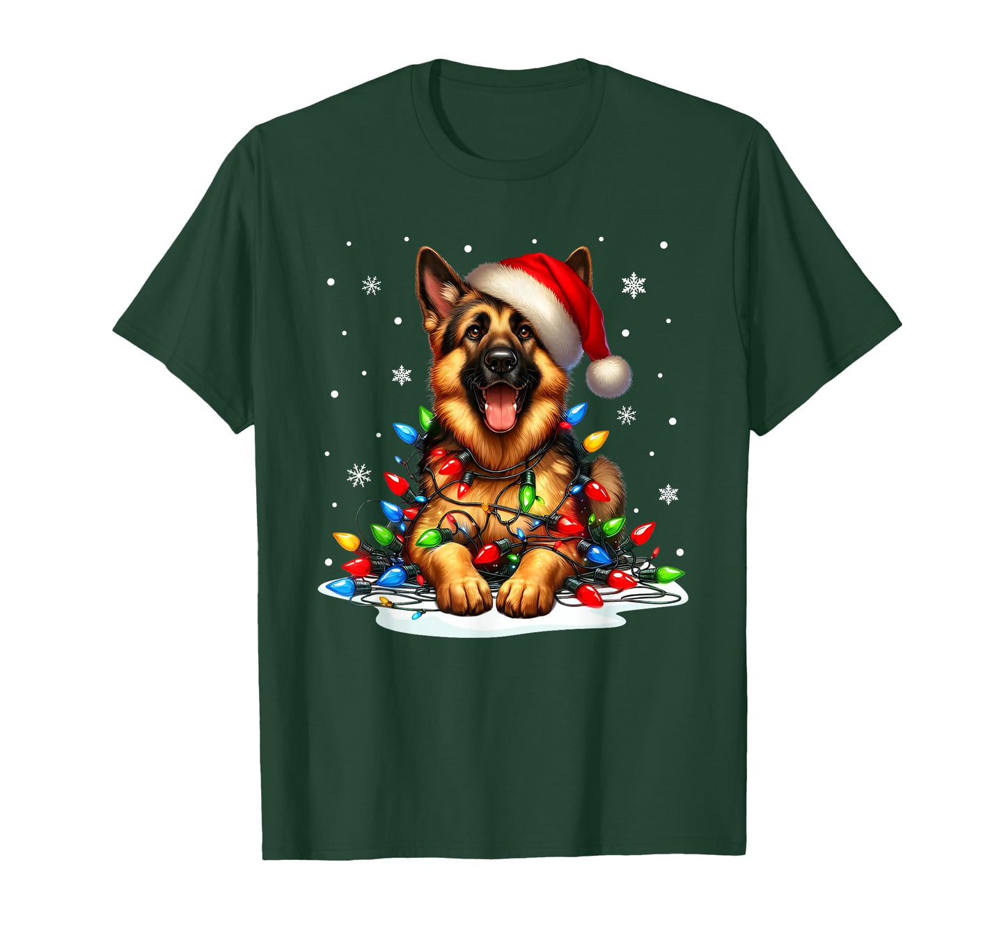 Christmas Pajamas German Shepherd Christmas Outfit Shepherd T-Shirt