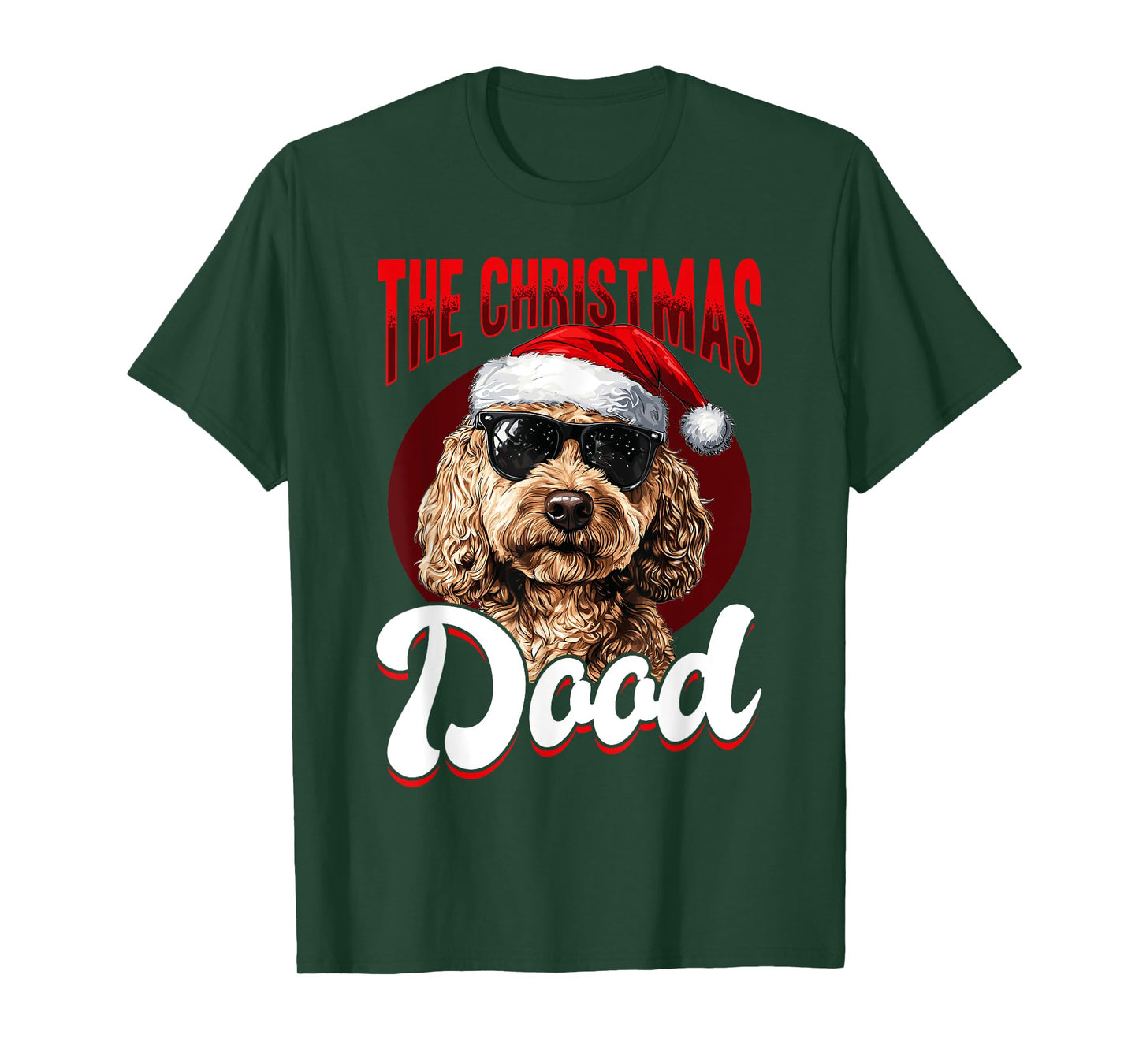 Goldendoodle Christmas Dog Breed The Christmas Dood T-Shirt
