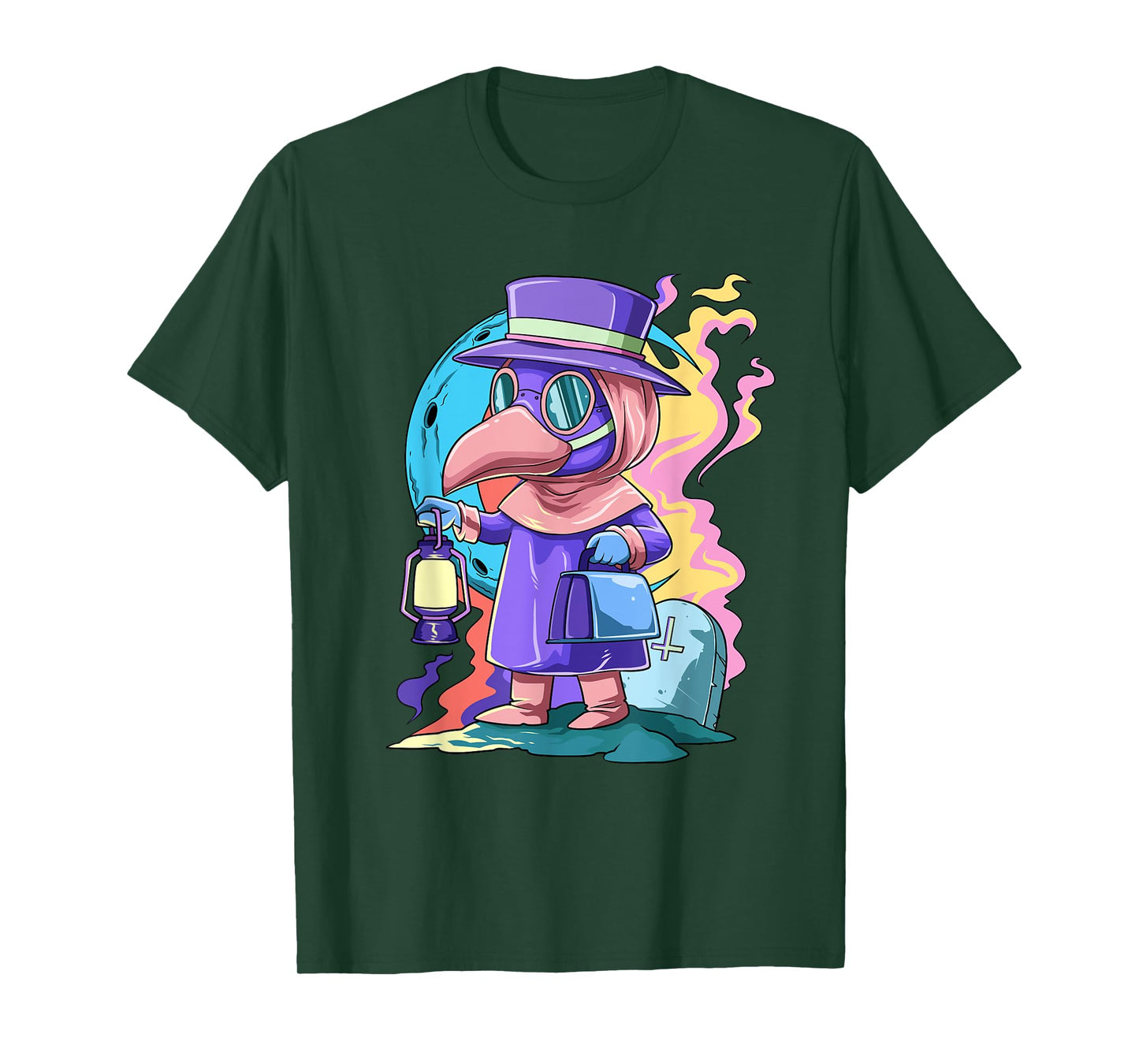 Kawaii Plague Doctor Pastel Goth Medieval T-Shirt