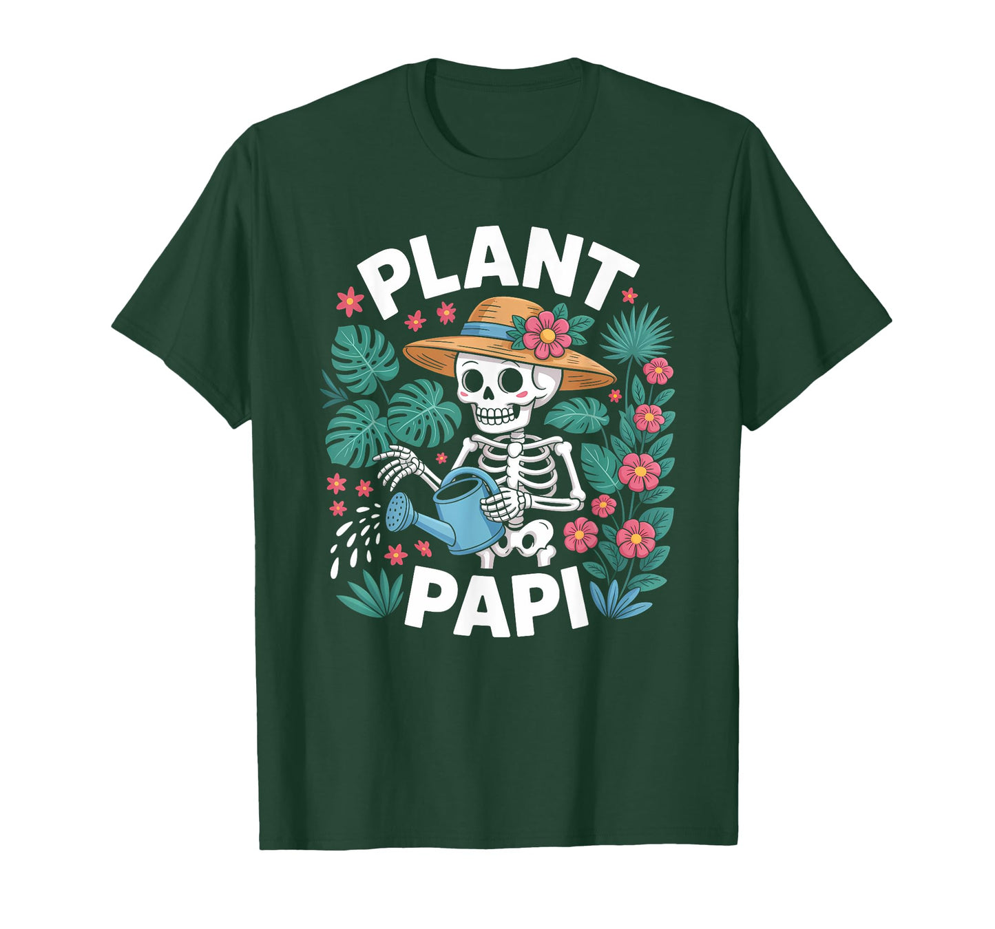 Vintage Halloween Plant Papi Daddy Gardener T-Shirt