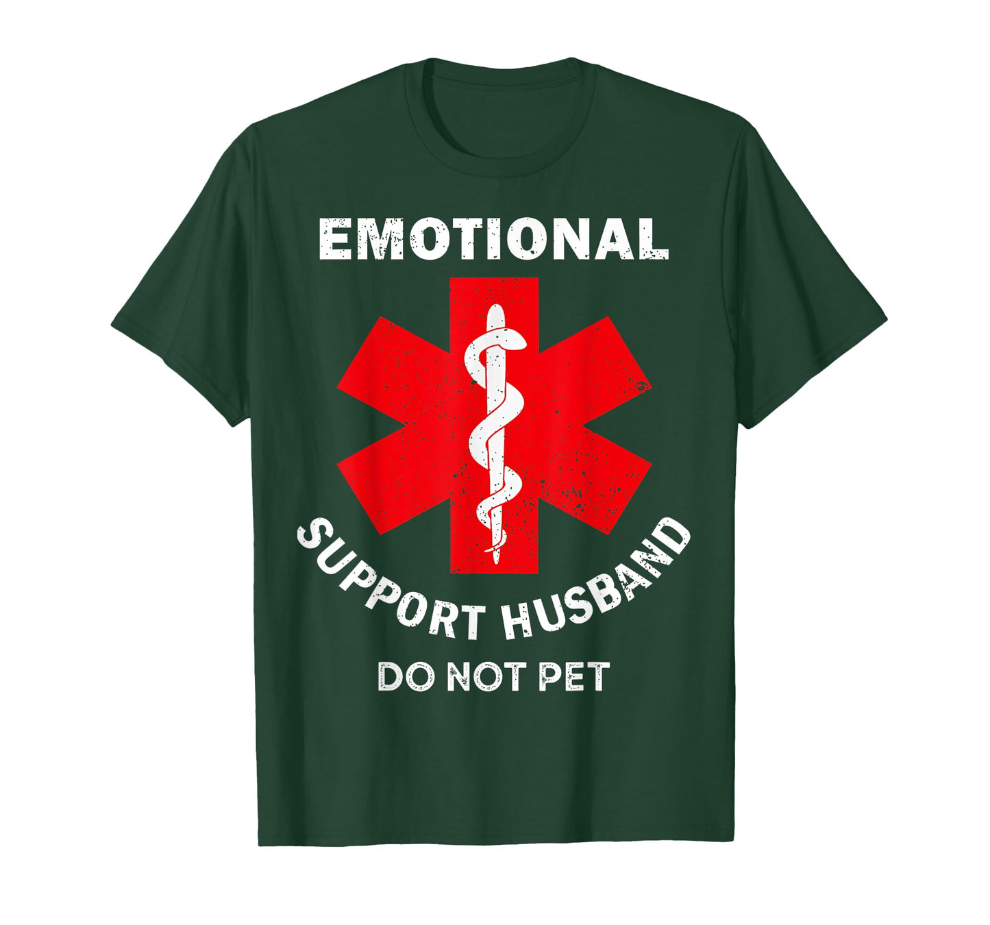 Emotional Support Husband Do Not Pet T-Shirt
